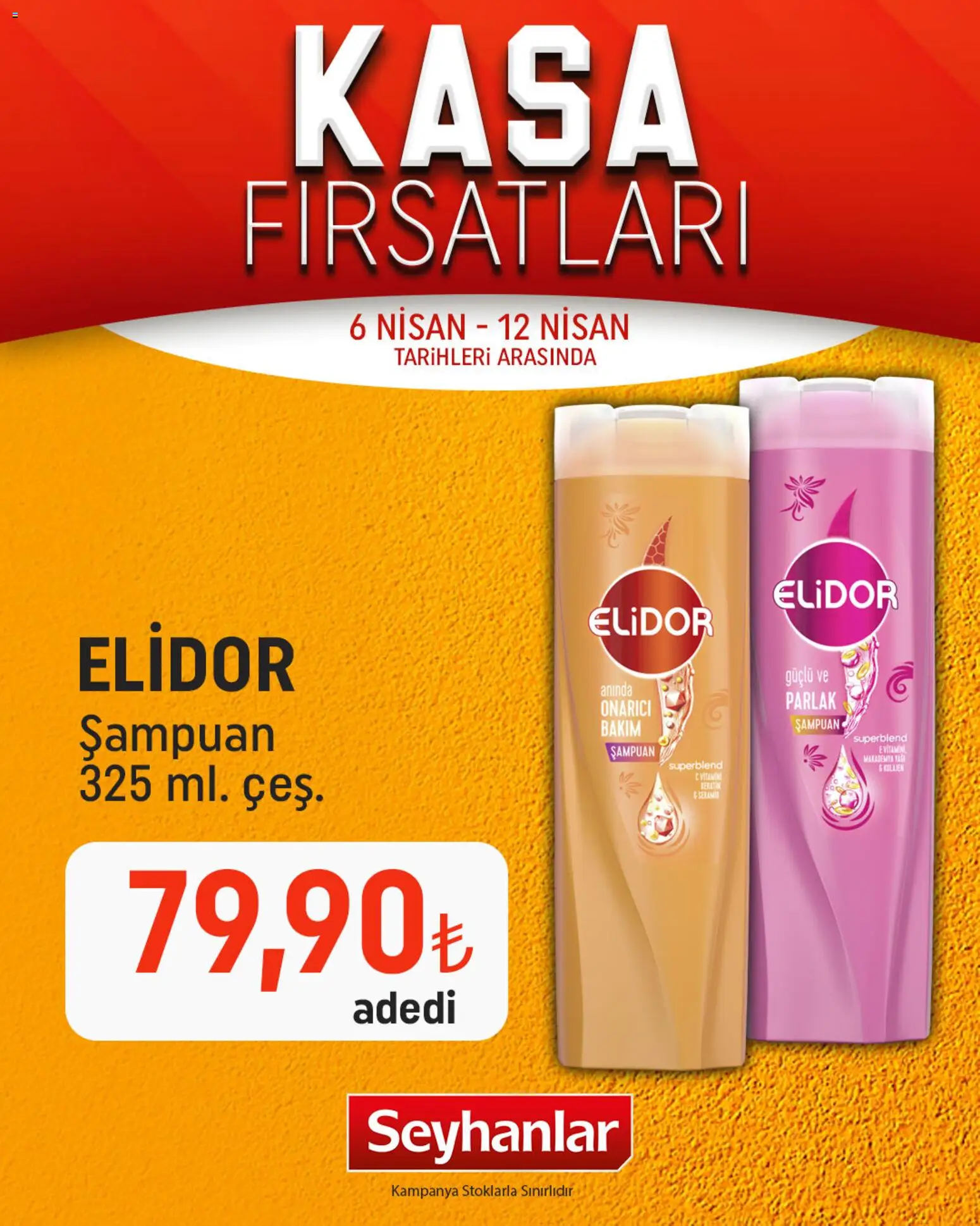 Seyhanlar Market - Katalog Kasa Fırsatları - 06.04.2026 tarihinden itibaren geçerlidir | Sayfa: 1 | Ürünler: Şampuan, Kasa