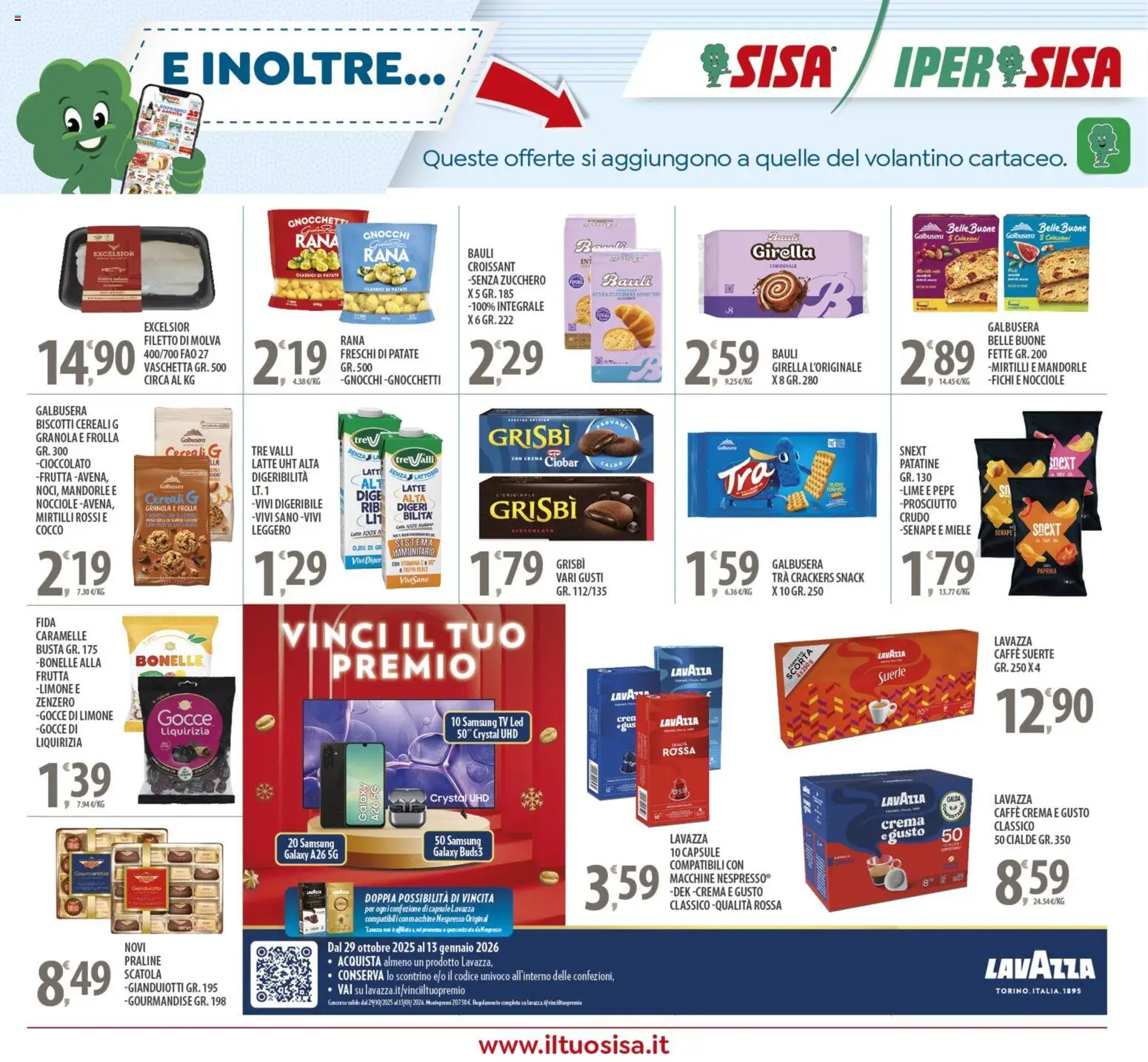 Volantino SISA del 05.12.2025 | Pagina: 17 | Prodotti: Biscotti, Cocco, Croissant, Gnocchetti