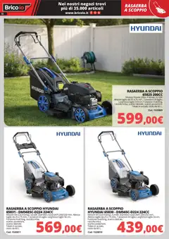 Anteprima del volantino Brico io volantino Macchine da giardino valido a partire dal 30.03.2026 | Pagina: 13 | Prodotti: Rasaerba