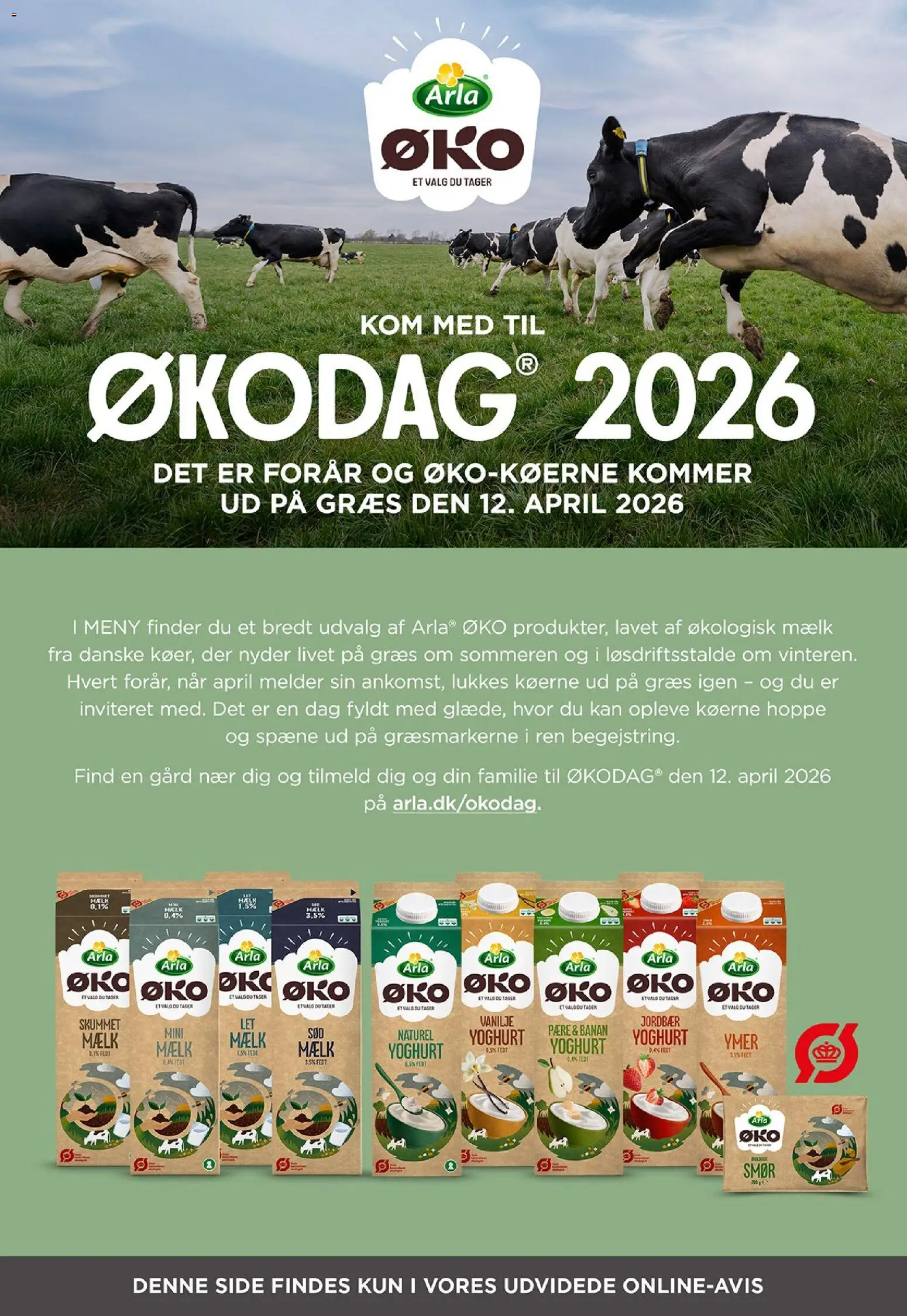 Meny tilbudsavis – gyldig fra 07.04.2026 | Side: 8 | Produkter: Mælk, Yoghurt, Jordbær, Vanilje