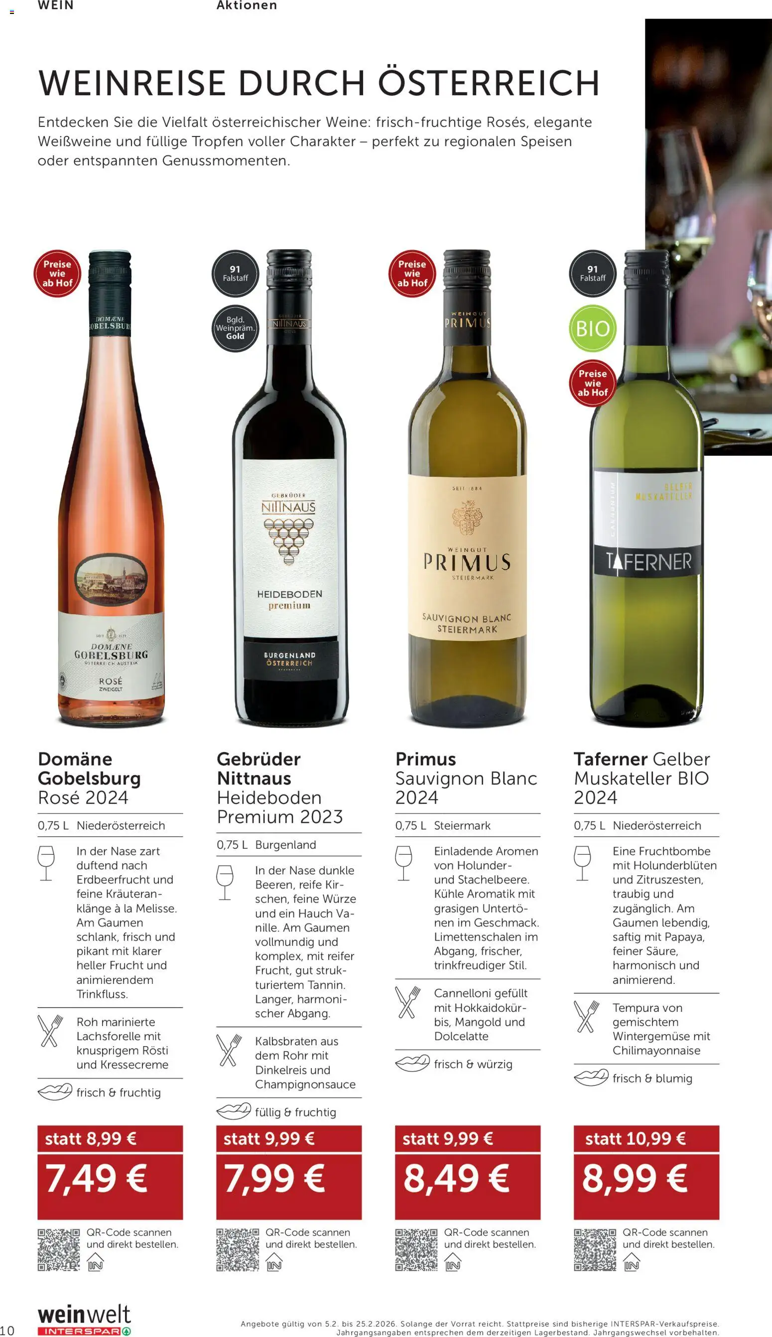 Interspar Wein Welt gültig ab 05.02.2026 | Seite: 10 | Produkte: Wein