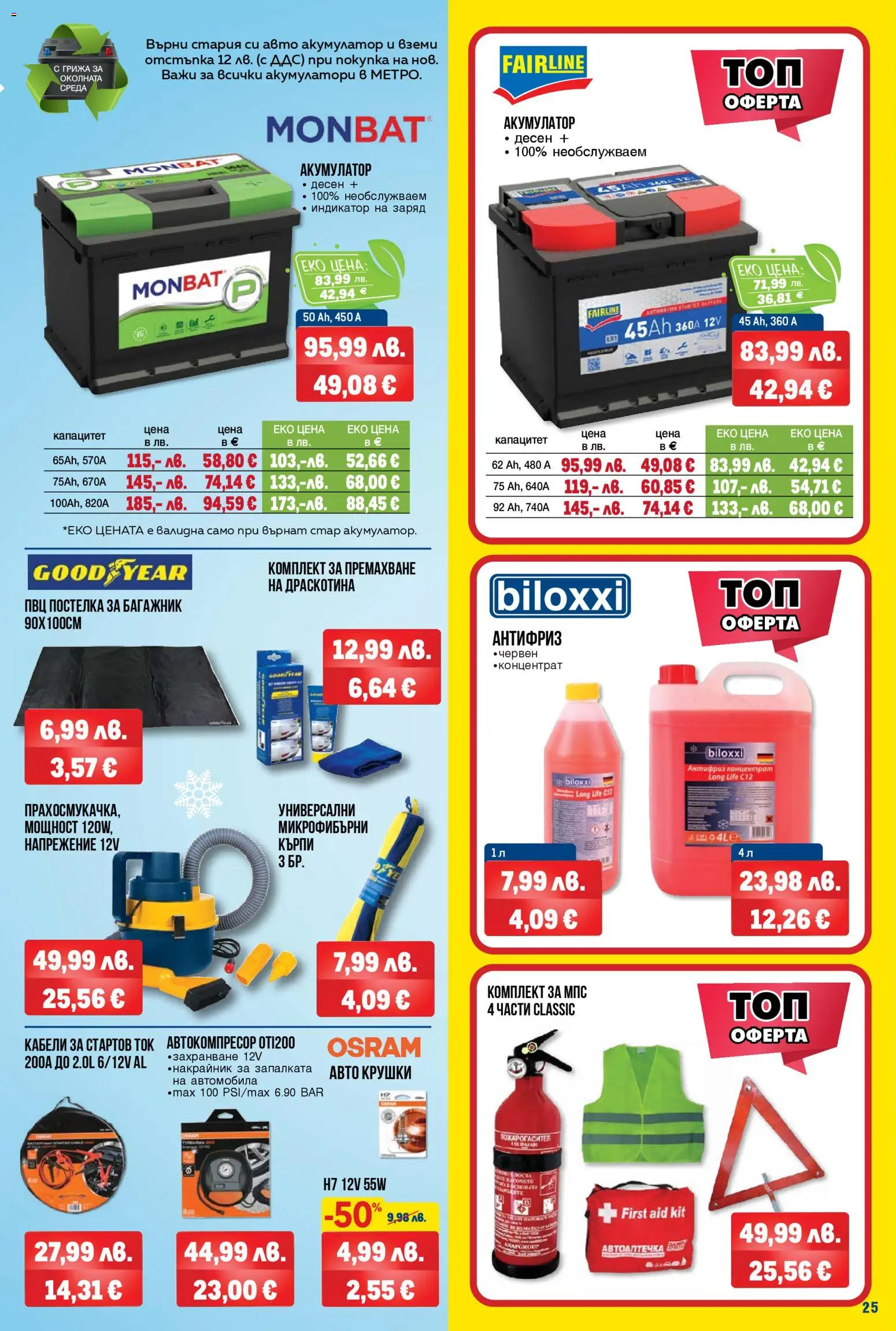 {H1} | Страница: 25 | Продукти: Darált marhahús, Акумулатор