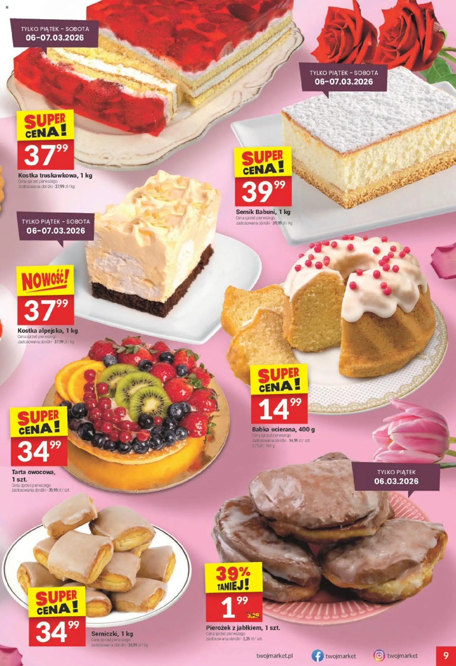 Twój Market gazetka od 04.03.2026 | Strona: 9 | Produkty: Babka
