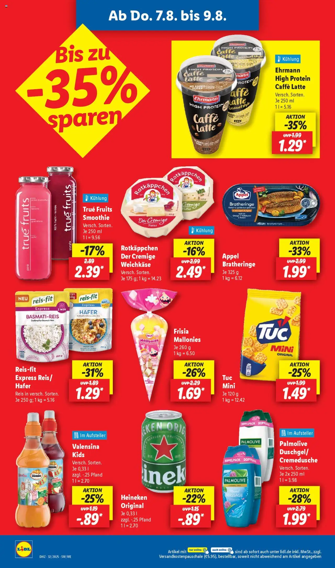 Lidl Prospekt Hilders - gültig ab dem 04.08.2025 | Seite: 56 | Produkte: Basmatireis, Valensina, Rotkäppchen, Reis
