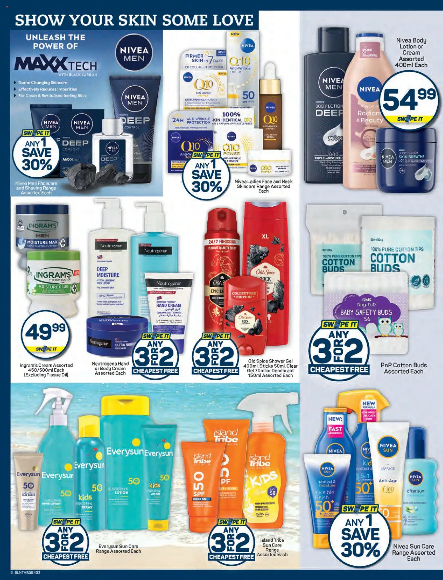 New Pick n Pay catalogue – valid from 23.01.2026 | Page: 2 | Products: Shower, Body cream, Hand cream, Lotion