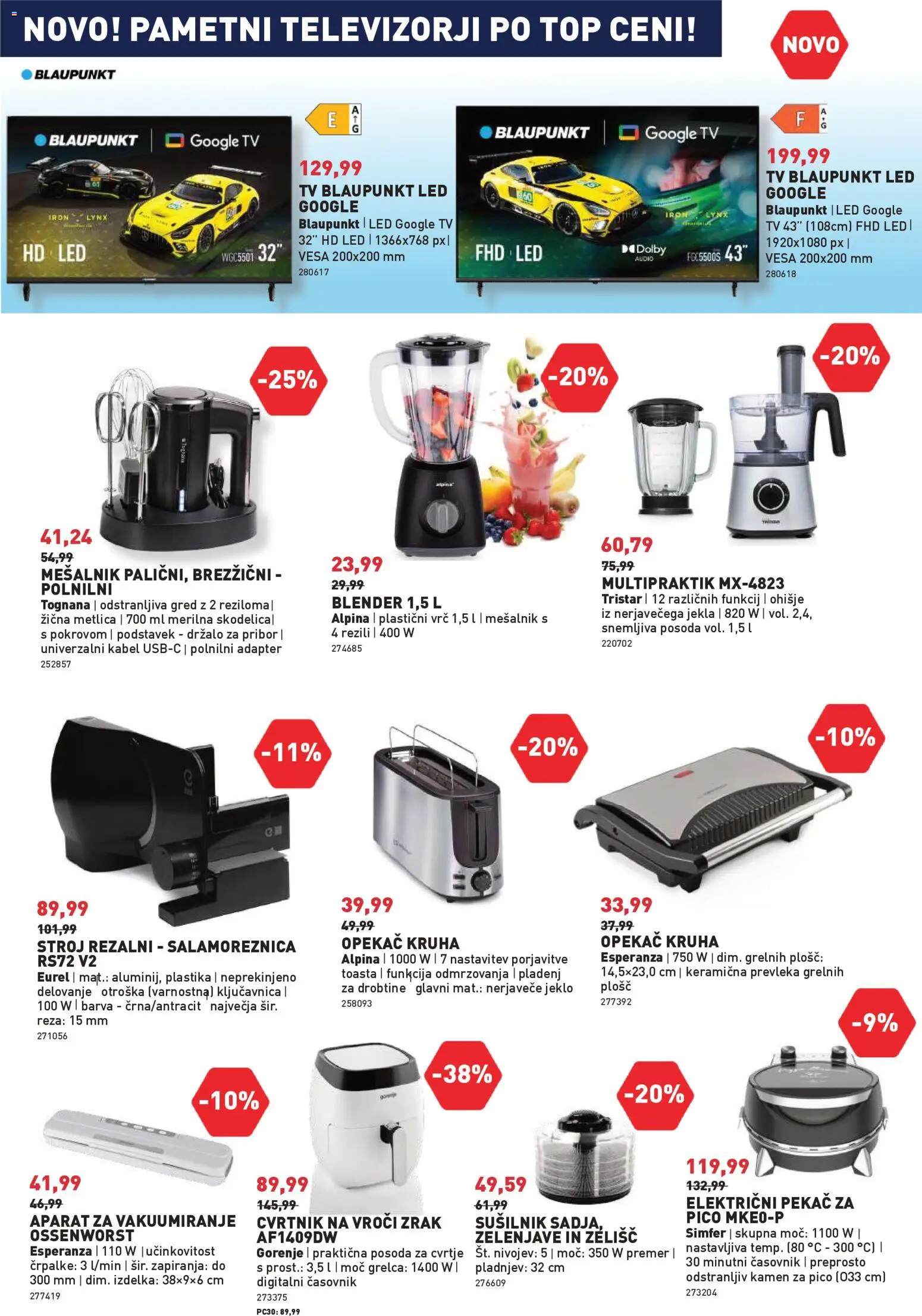 Novi Inpos katalog ponudbe – veljaven od 13.11.2025 | Stran: 19 | Izdelki: Pribor, Adapter, Led tv, Časovnik