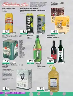 Katalog KTC - Pregled kataloga iz trgovine KTC, vrijedi od 25.03.2026 | Stranica: 36 | Proizvodi: Kozel, Bijelo vino, Pica, Vino