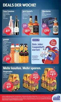 Trink und Spare Prospekt 	 ab 27.10.2025 gültig | Seite: 8 | Produkte: Jack Daniel's, Mango, Granini, Whiskey