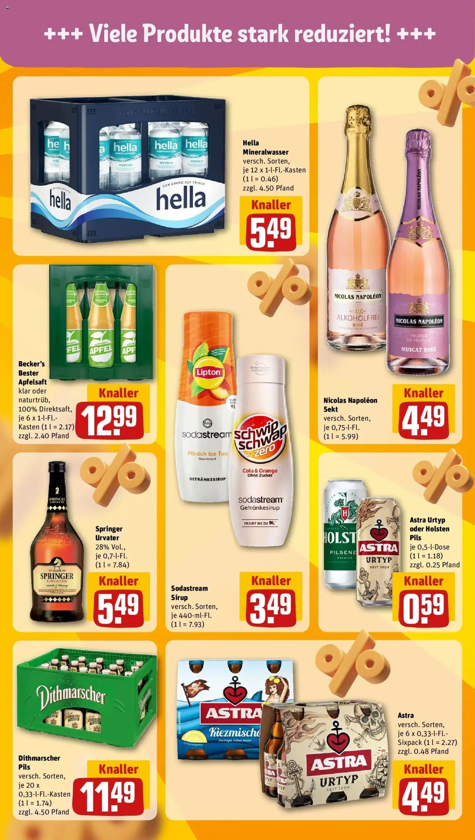 Rewe prospekt Kiel	 – gültig ab 22.02.2026 | Seite: 17 | Produkte: Sirup, Radler, Zucker, Hella