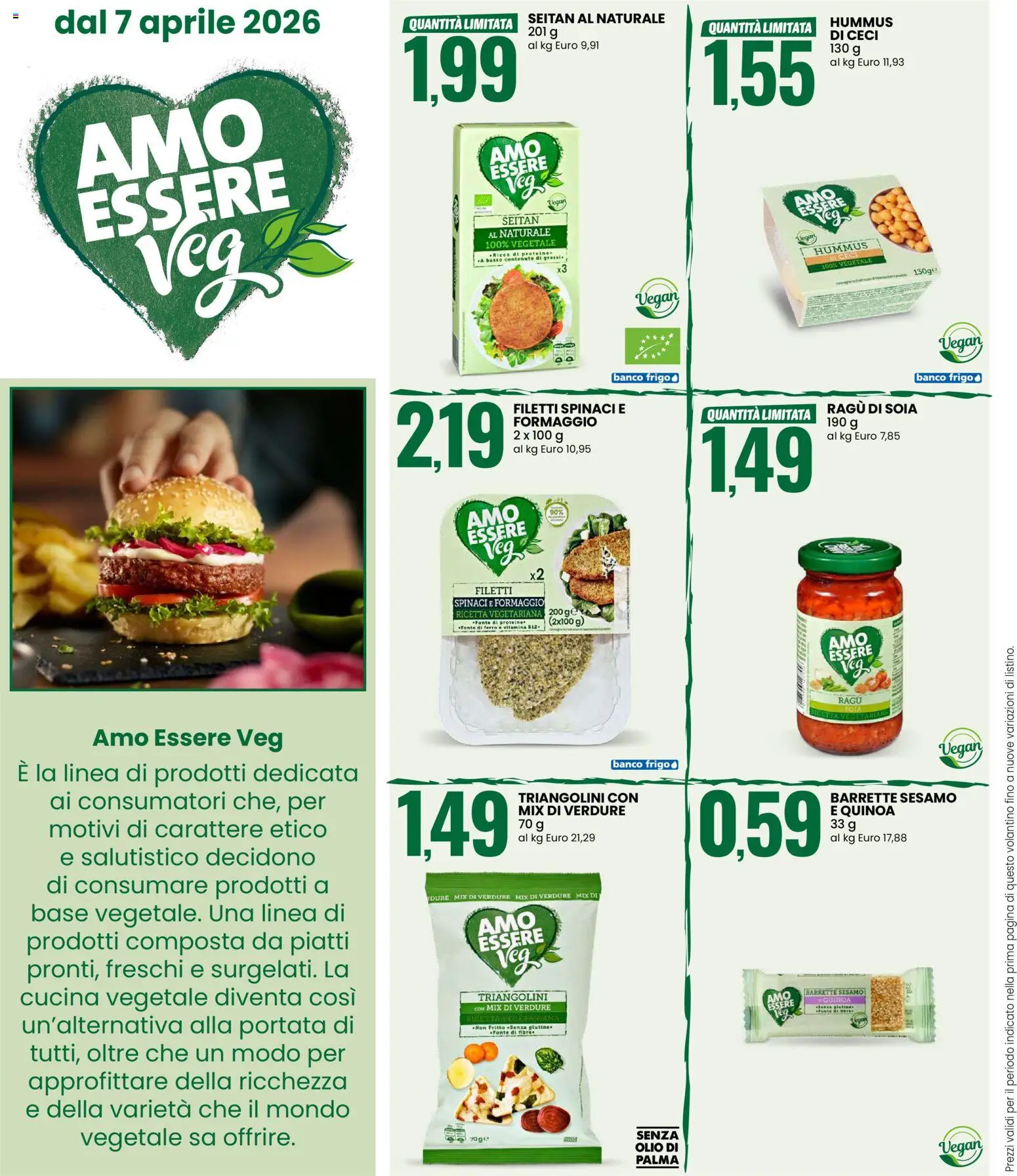 Volantino Eurospin del 07.04.2026 | Pagina: 8 | Prodotti: Ceci, Formaggio, Olio, Ragú