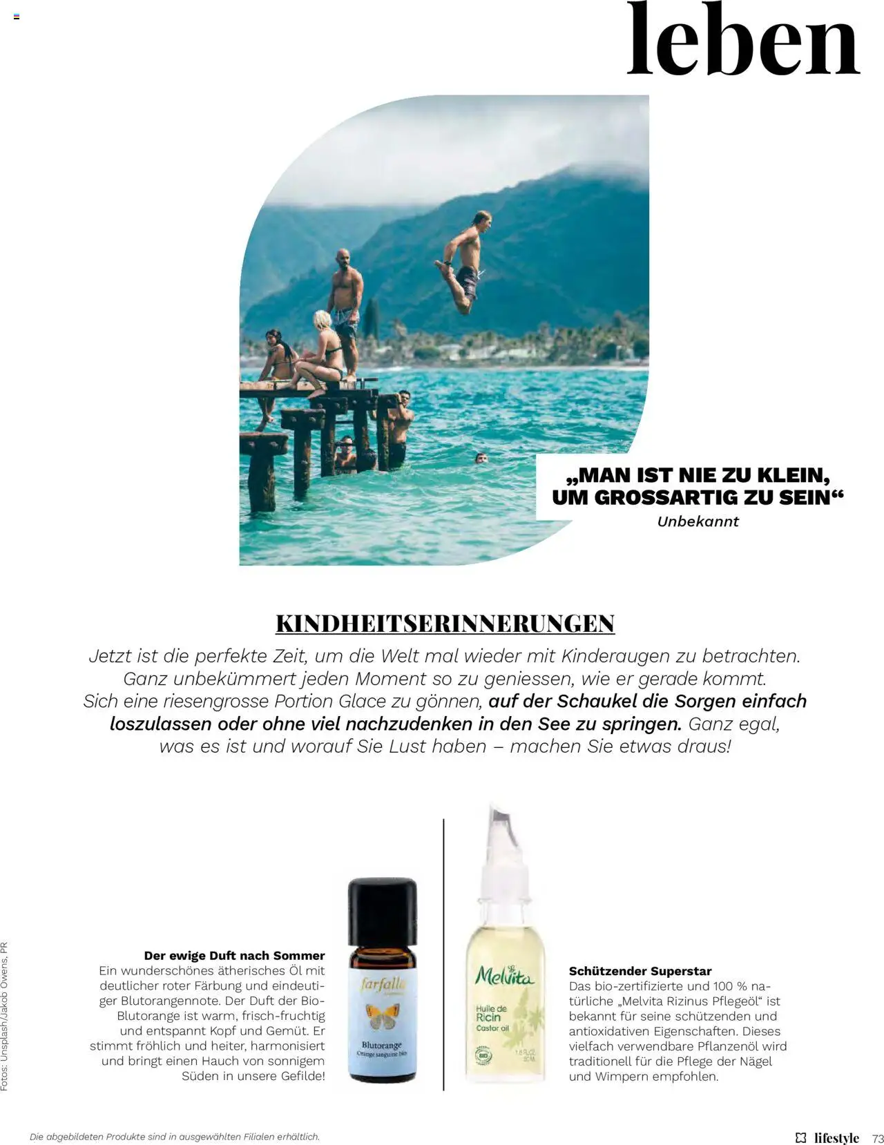 Müller Magazin ab 01.07.2025 | Seite: 73 | Produkte: Duft, Glace, Öl