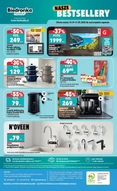 Pogląd oferty "THOMSON Telewizor 65" 65UG5C14 Google TV, 4K UHD, bezramkowy, 65" TV 65UG5C14 Google TV, 4K UHD, frameless" - ważna od 18.04.2026 | Strona: 6 | Produkty: Telewizor, Gra, Robot, Ramka