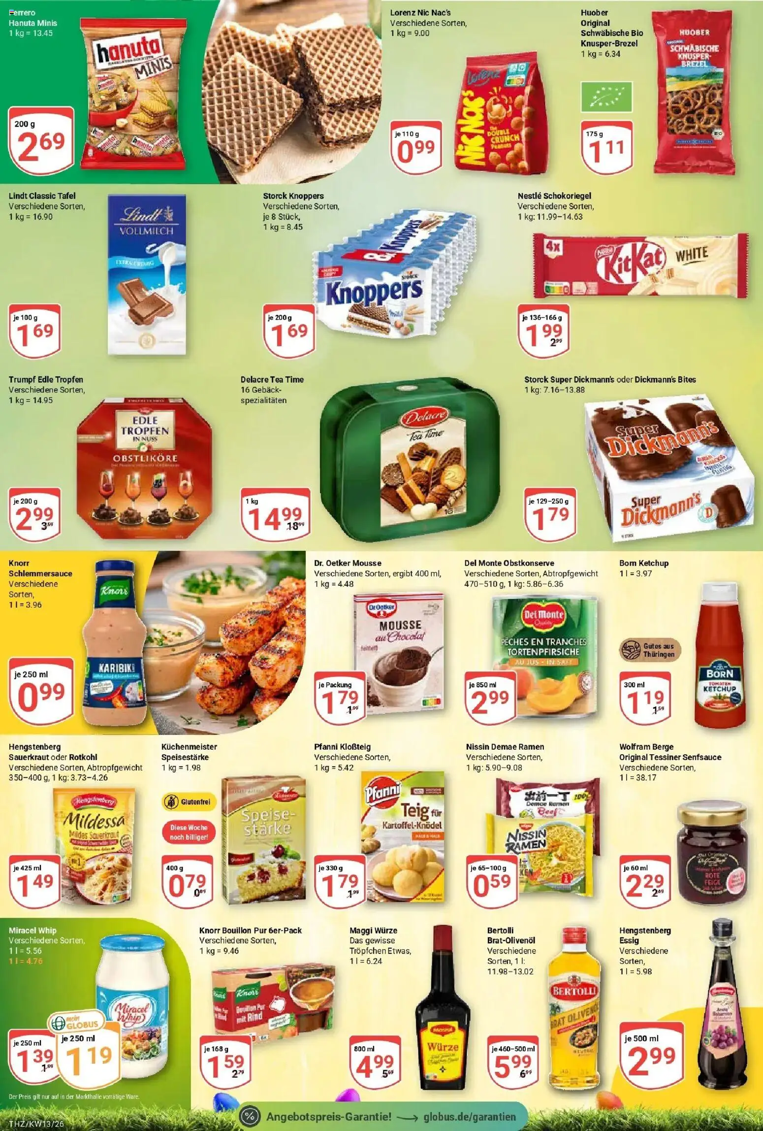 Globus prospekt Zeitz	 – gültig ab 23.03.2026 | Seite: 15 | Produkte: Rotkohl, Essig, Knoppers, Ketchup