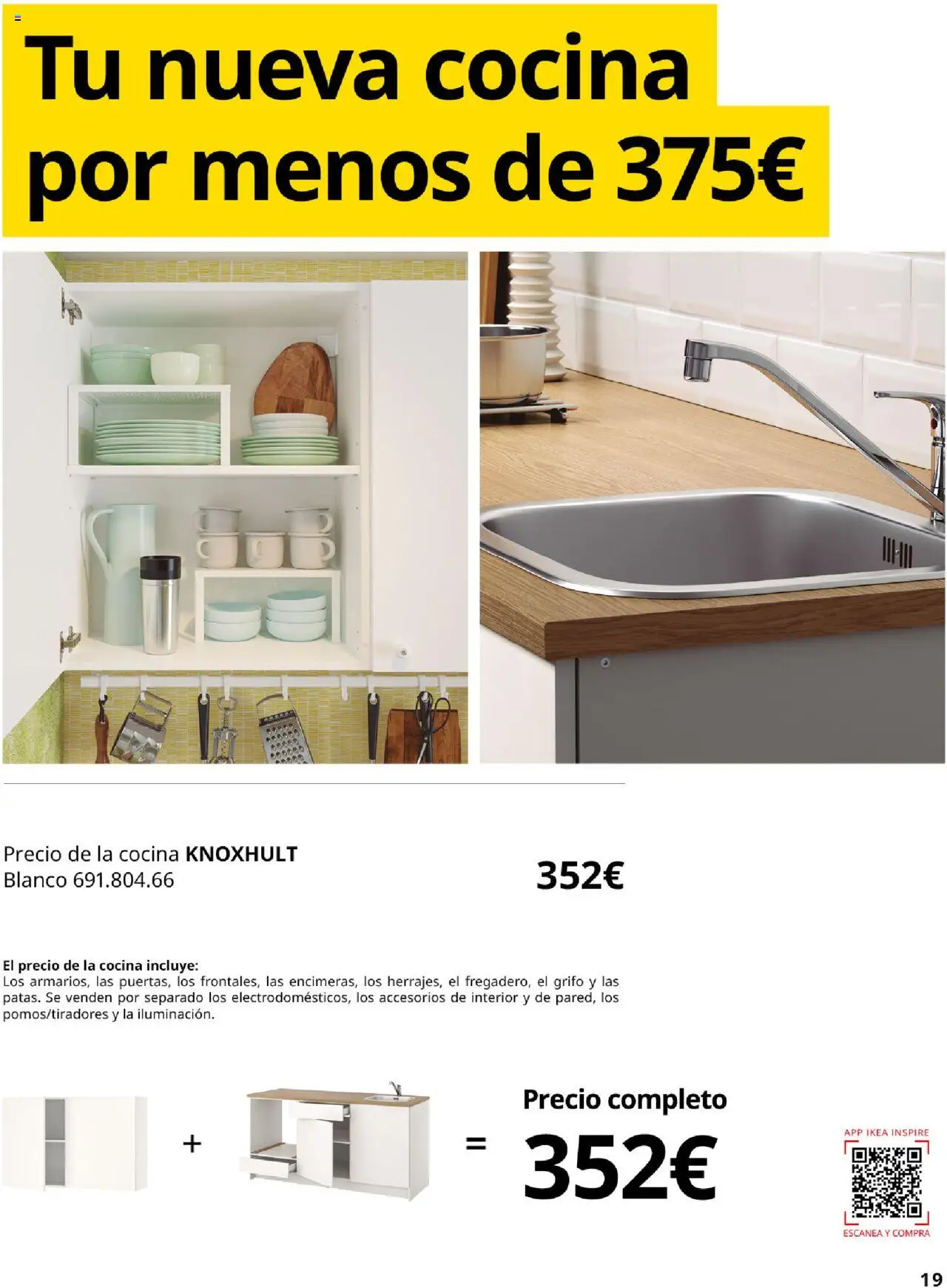 Catálogo IKEA Precios bajos.  │ válido desde el 01.09.2025 | Página: 19 | Productos: Cocina