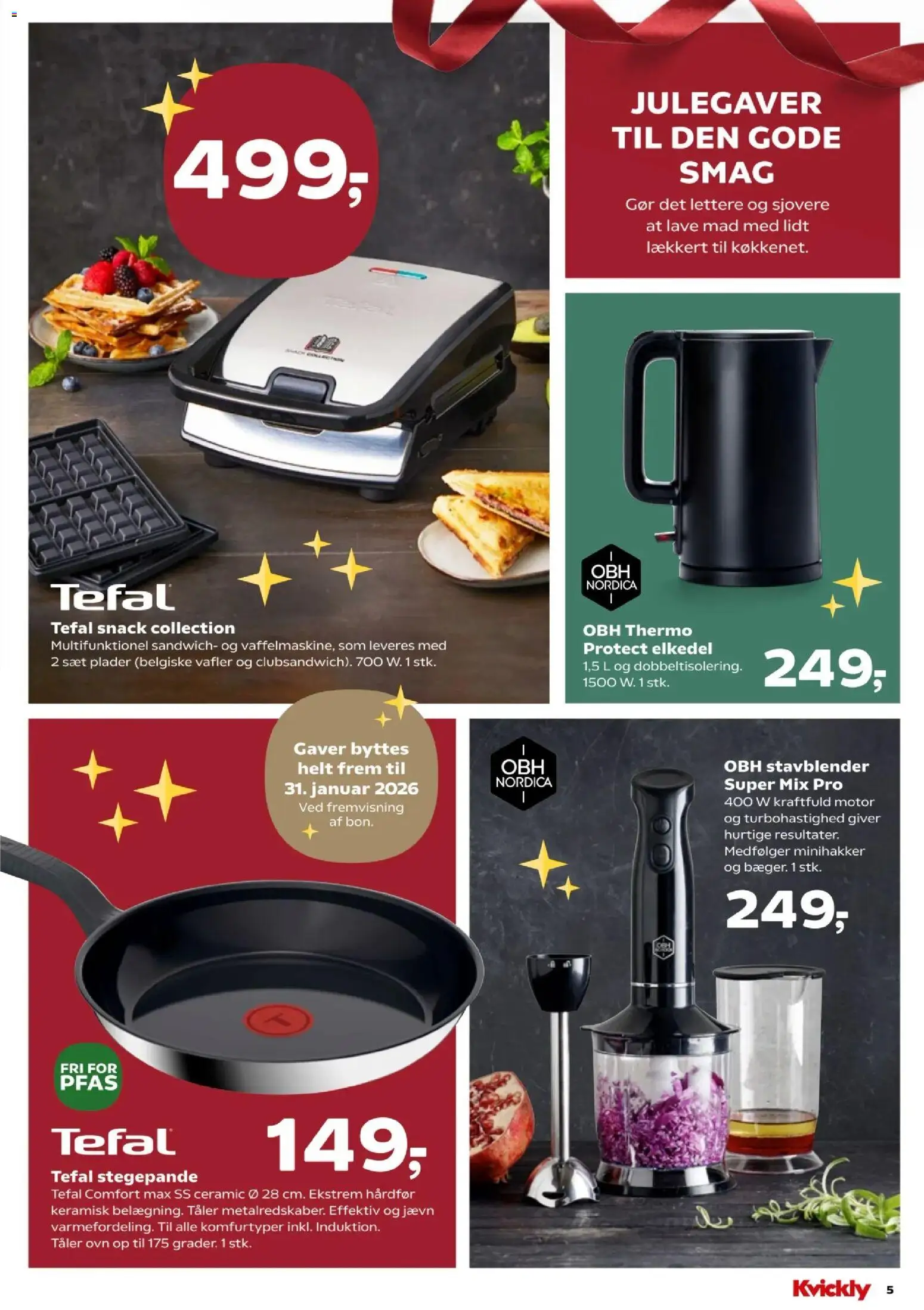 Kvickly tilbudsavis – gyldig fra 07.11.2025 | Side: 5 | Produkter: Vafler, Søm, Ovn
