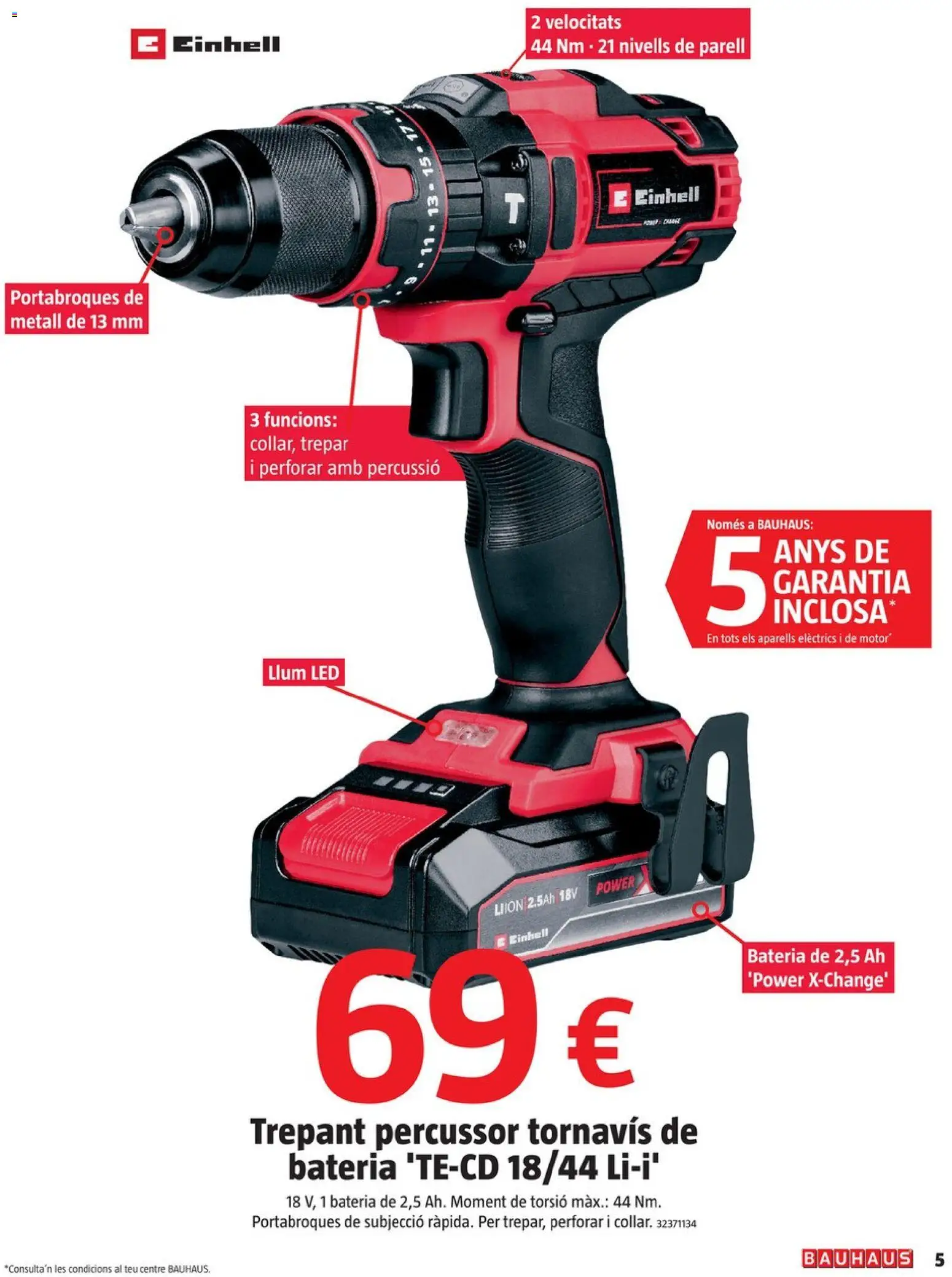 Bauhaus folleto Cat │ válido desde el 01.01.2026 | Página: 5 | Productos: Batería