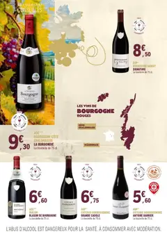 E.Leclerc - Prévisualisation de BOURGOGNE CÔTE CHALONNAISE LA BURGONDIE, AOC** BOURGOGNE CÔTE CHALONNAISE LA BURGONDIE La bouteille de 75 cl. valide à partir de 01.09.2025 | Page: 18