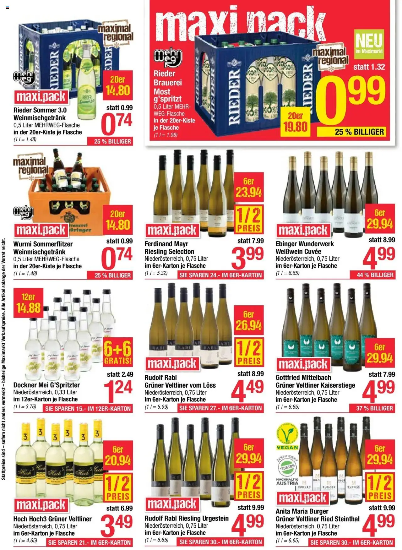 Maximarkt Vöcklabruck, Wels gültig ab 06.10.2025 | Seite: 20 | Produkte: Häränliha