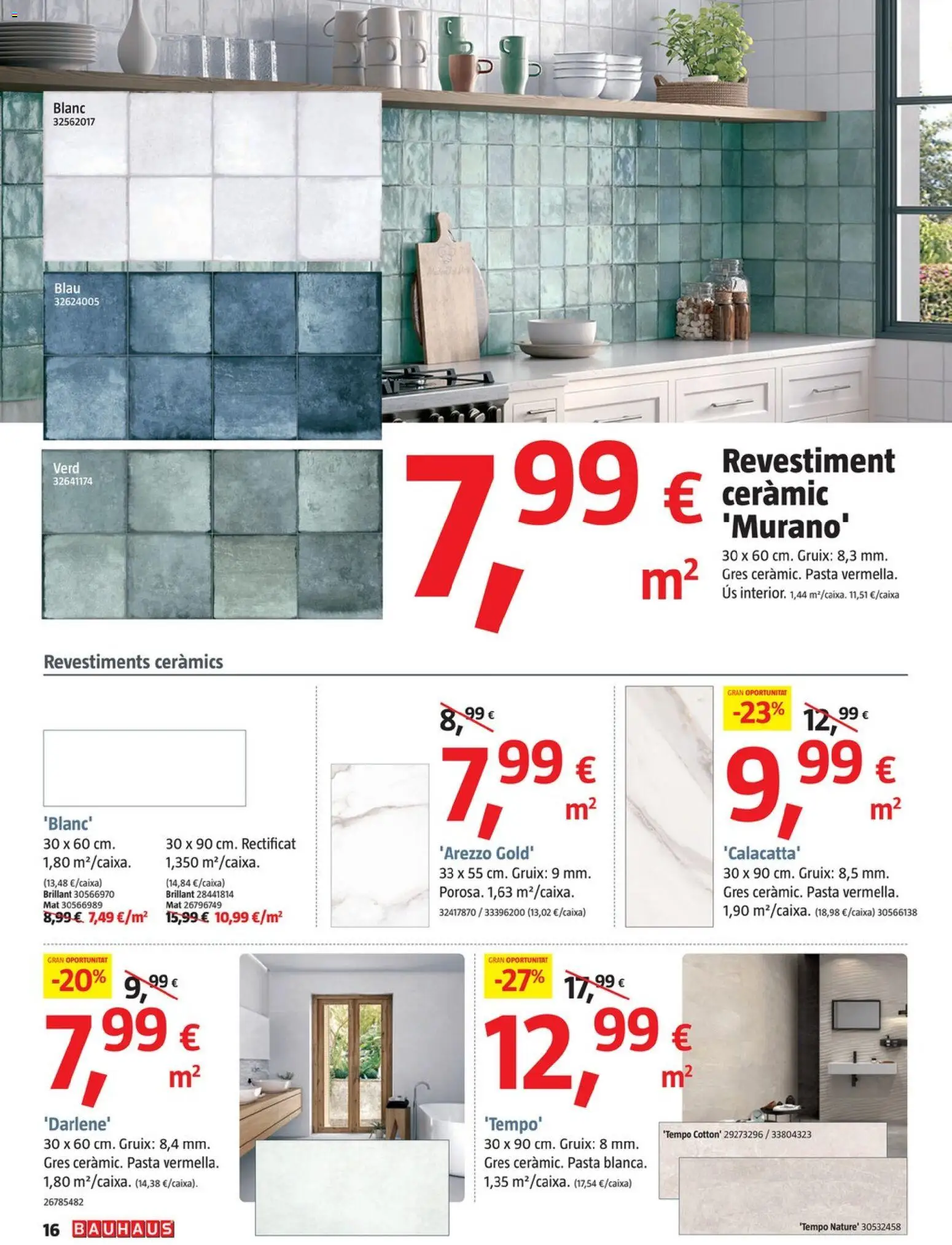 Bauhaus folleto Cat │ válido desde el 01.01.2026 | Página: 16 | Productos: Pasta