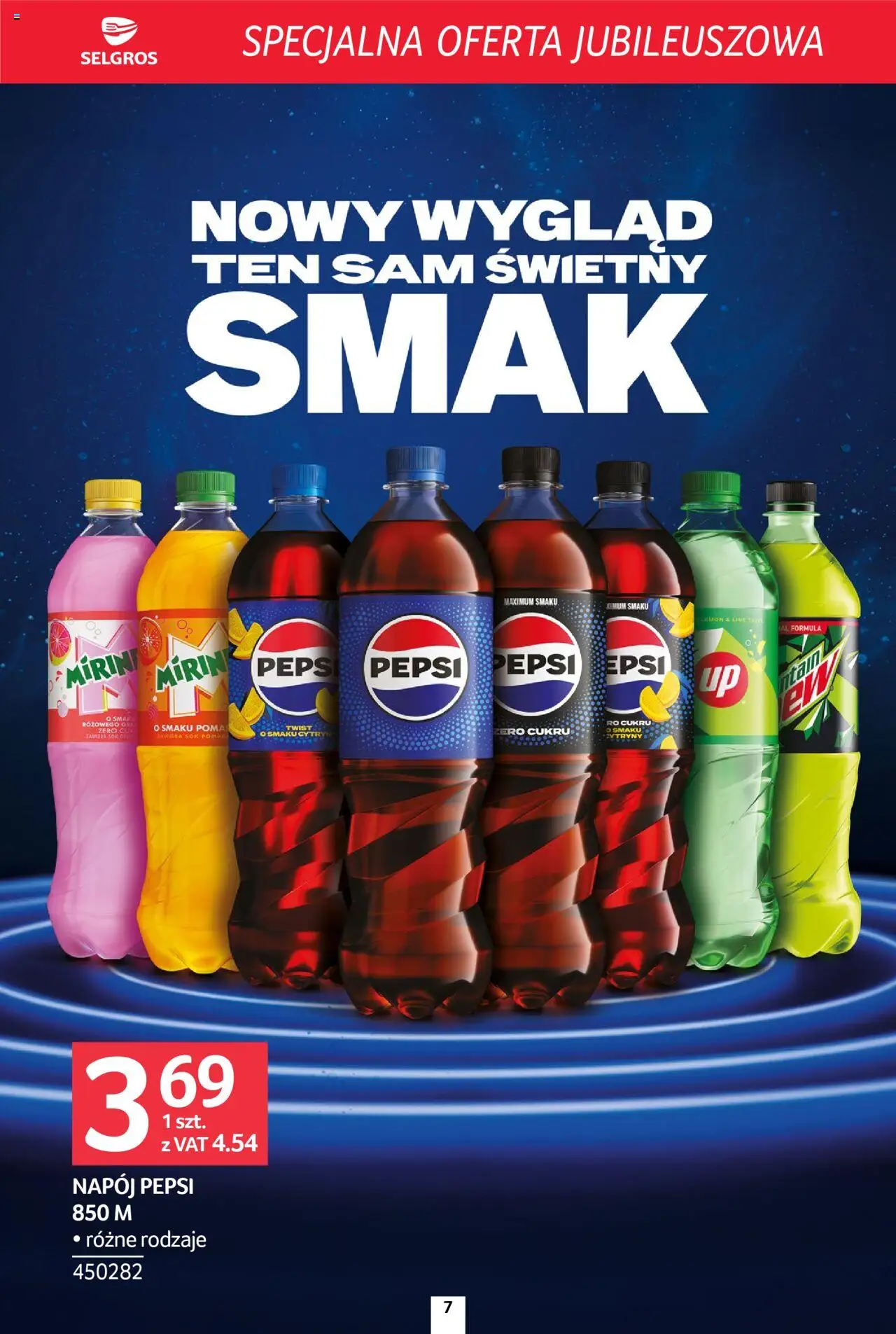 Selgros cash&carry Gazetka - Specjalna oferta jubileuszowa od 14.08.2025 | Strona: 7 | Produkty: Pepsi, Cytryny, Sok