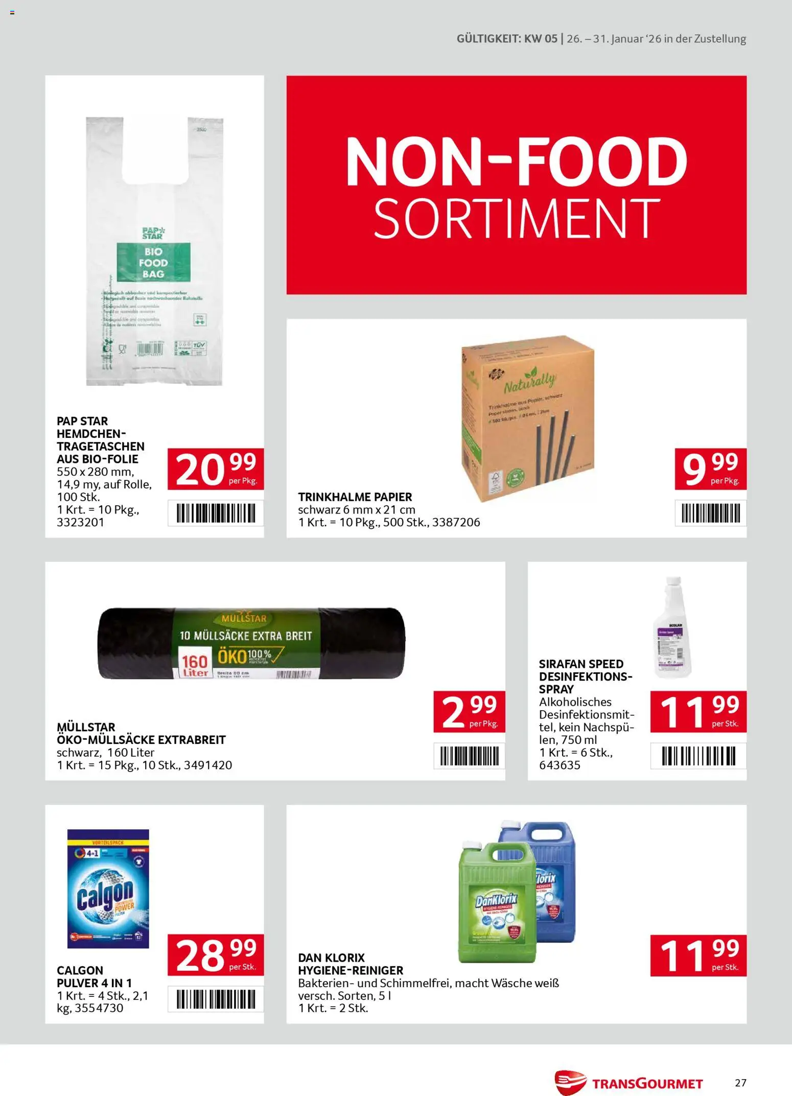 Transgourmet Zustellaktion gültig ab 26.01.2026 | Seite: 27