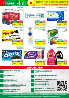 Jager katalog akcije – veljaven od 28.01.2026 | Stran: 13 | Izdelki: Keksi, Toaletni papir, Zobna pasta, Detergent