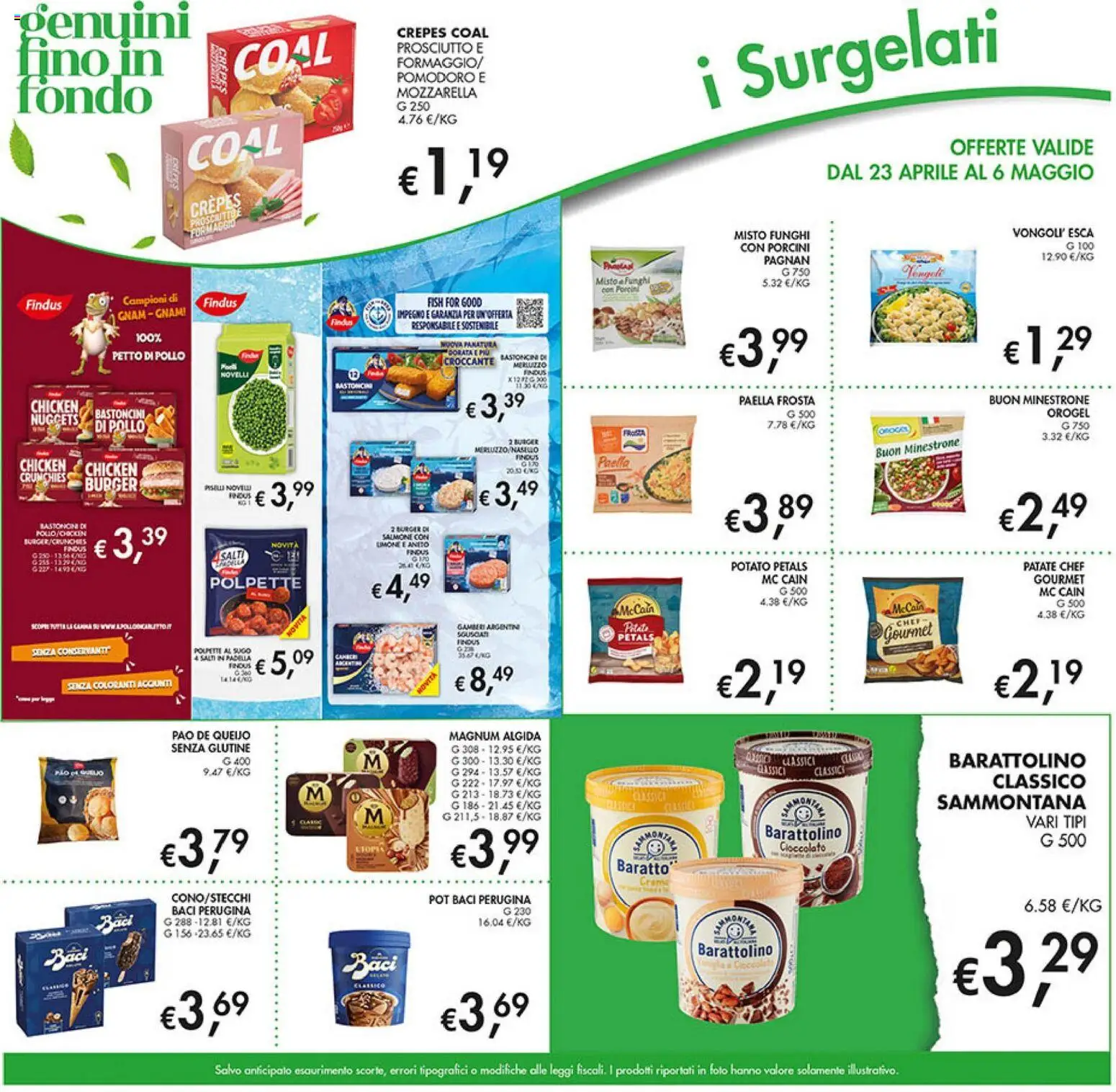 Volantino Coal del 23.04.2026 | Pagina: 13 | Prodotti: Pollo, Patate, Mozzarella, Limone