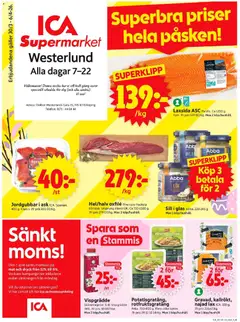 ICA Supermarket - Enköping - Förhandsvisning av reklamblad från butik ICA Supermarket aktuell från 30.03.2026