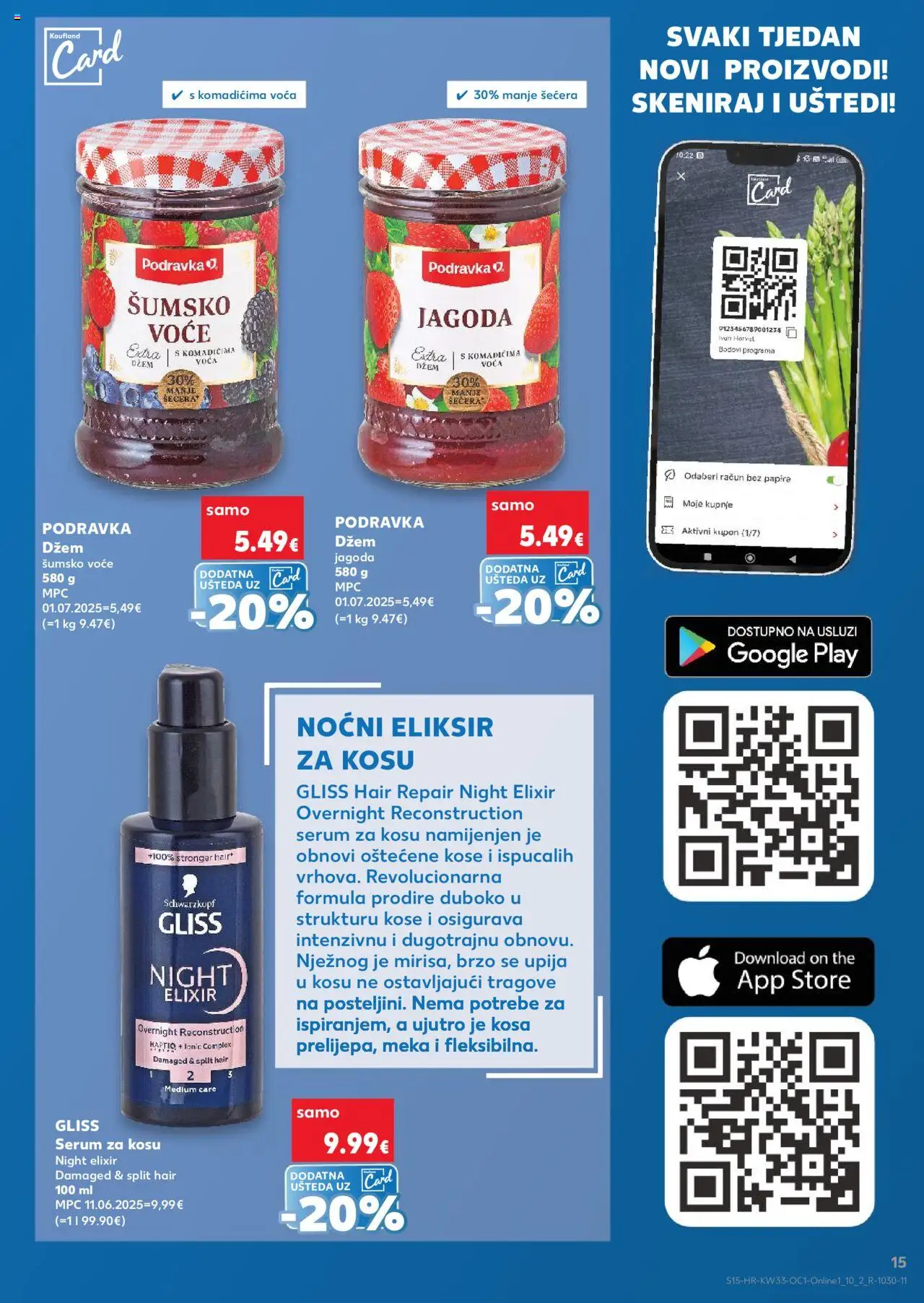 Kaufland katalog | vrijedi od 13.08.2025 | Stranica: 15 | Proizvodi: Šumsko voće, Podravka, Voće, Džem