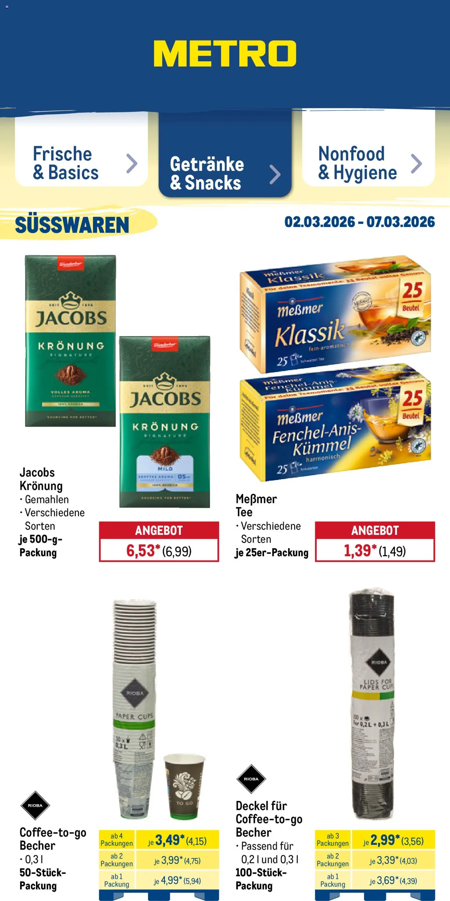 Metro Prospekt 	 – gültig ab 02.03.2026 | Seite: 39 | Produkte: Messmer