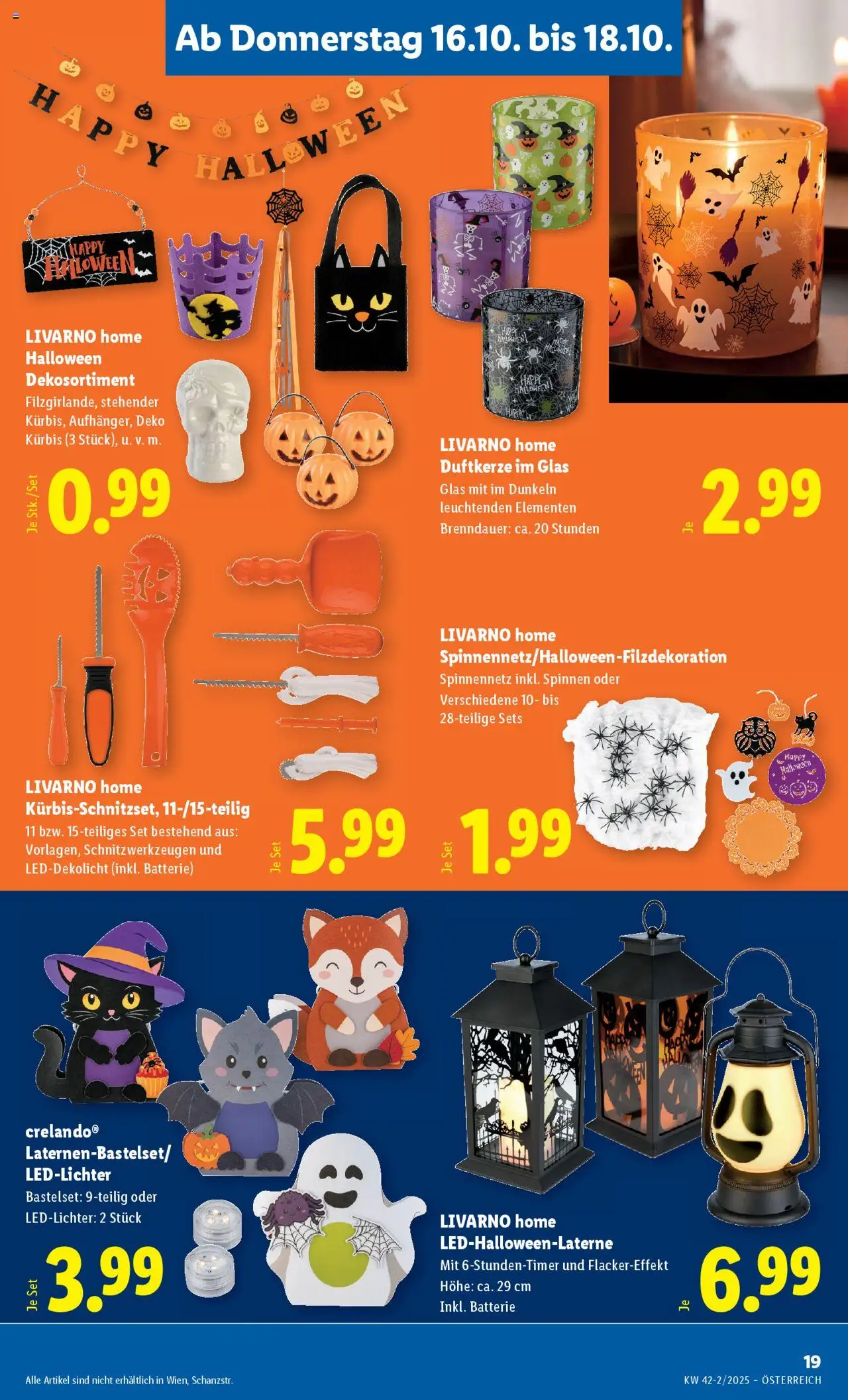 Lidl Flugblatt gültig ab 16.10.2025 | Seite: 23 | Produkte: Kürbis, Batterie