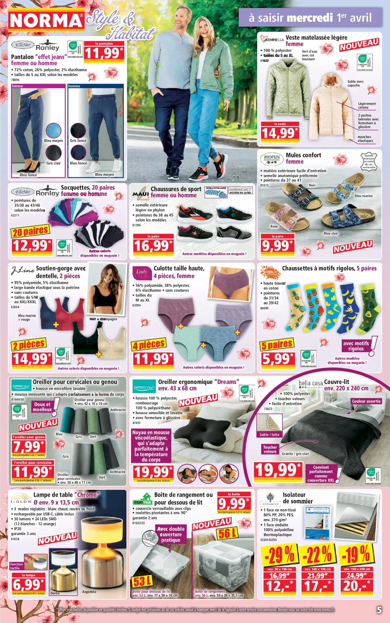 {H1} | Page: 5 | Produits: Câble, Couverture, Lampe, Veste