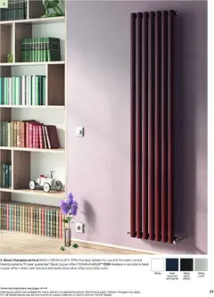 Preview of B&Q - Radiators valid from 18.03.2026 | Page: 33 | Products: Radiator, Towel, Pepper, Orange