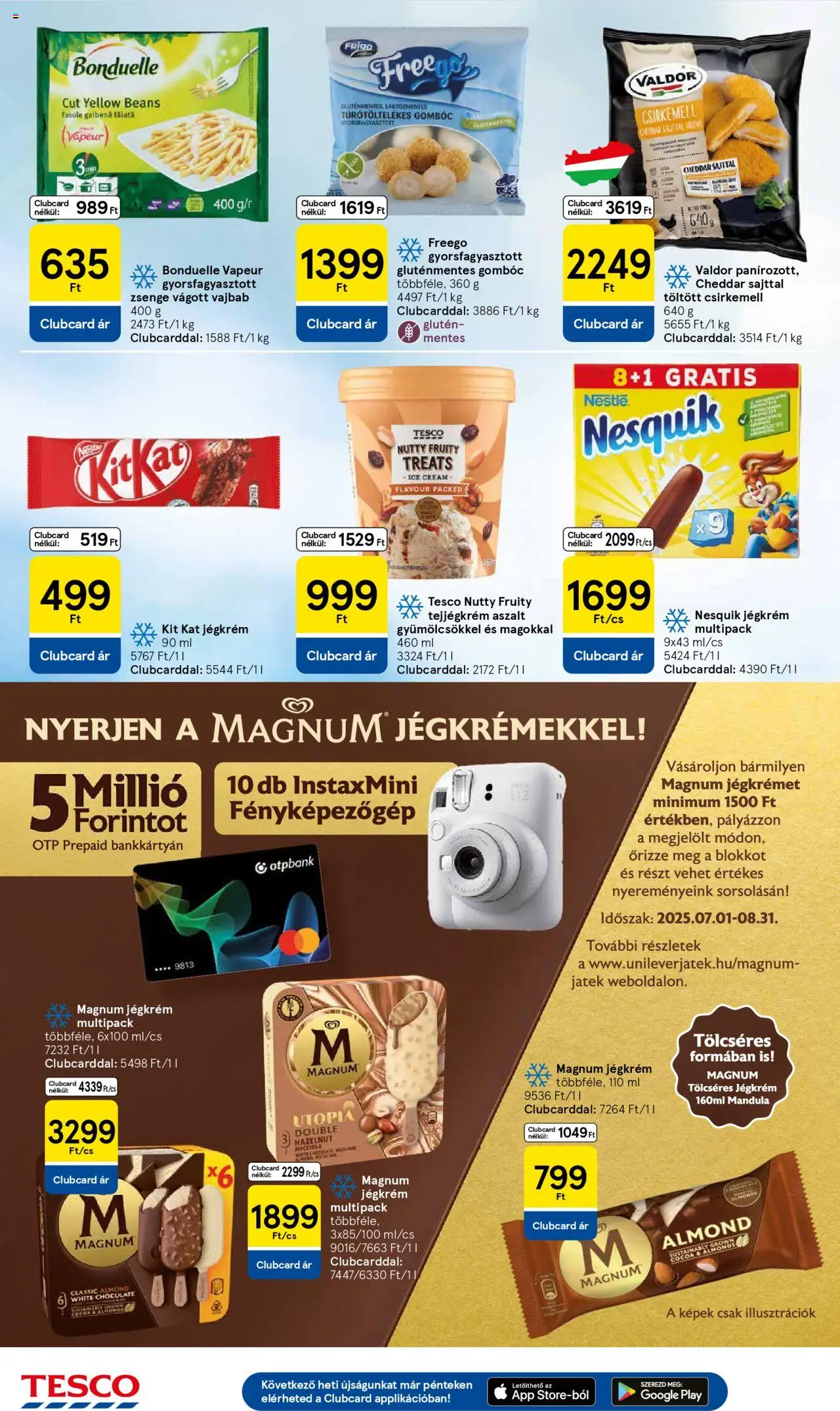 Tesco akciós ujság - amely érvényes a következő dátumtól: 07.08.2025 | Oldal: 18 | Termékek: Játék, Fényképezőgép, Nesquik, Gluténmentes