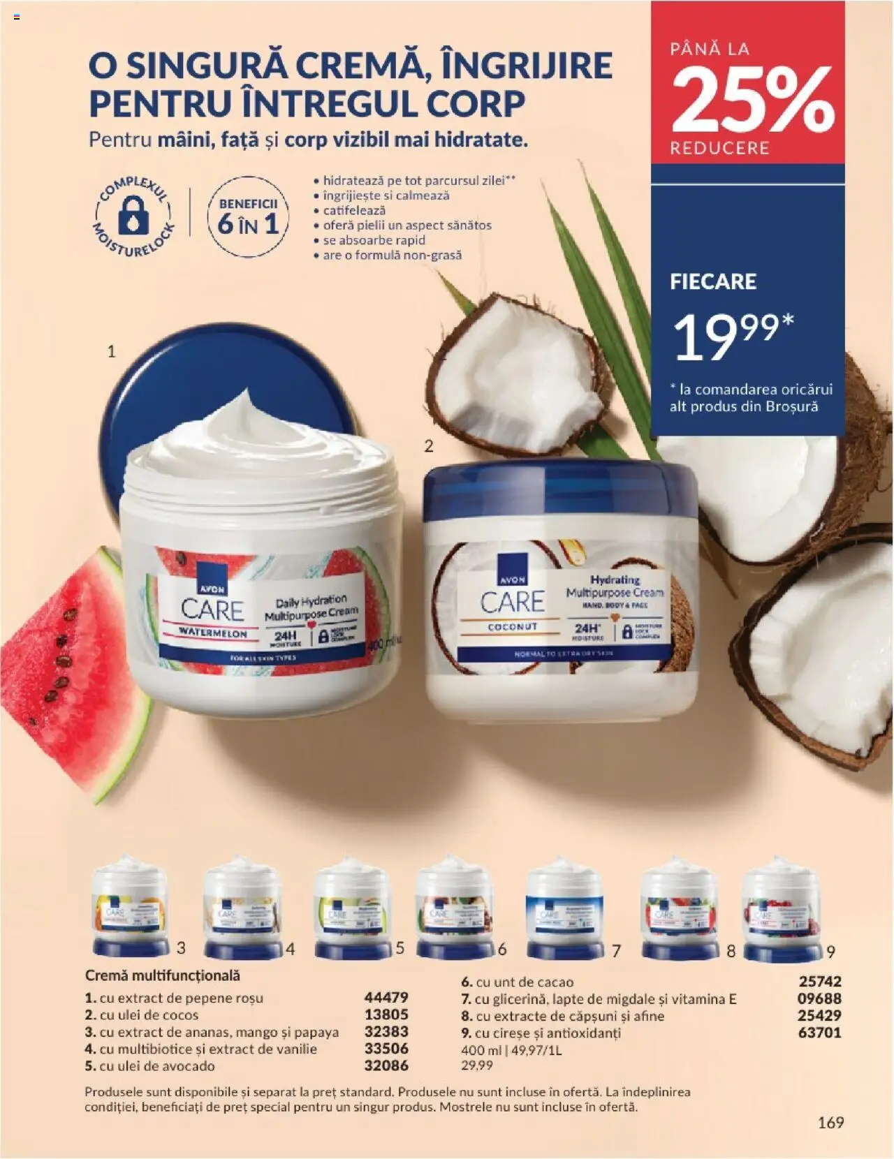 Catalog Avon - 06 2025 – valabil de la 01.06.2025 | Pagină: 169 | Produse: Unt, Cremă, Avocado, Boncuklu Oyuncakları