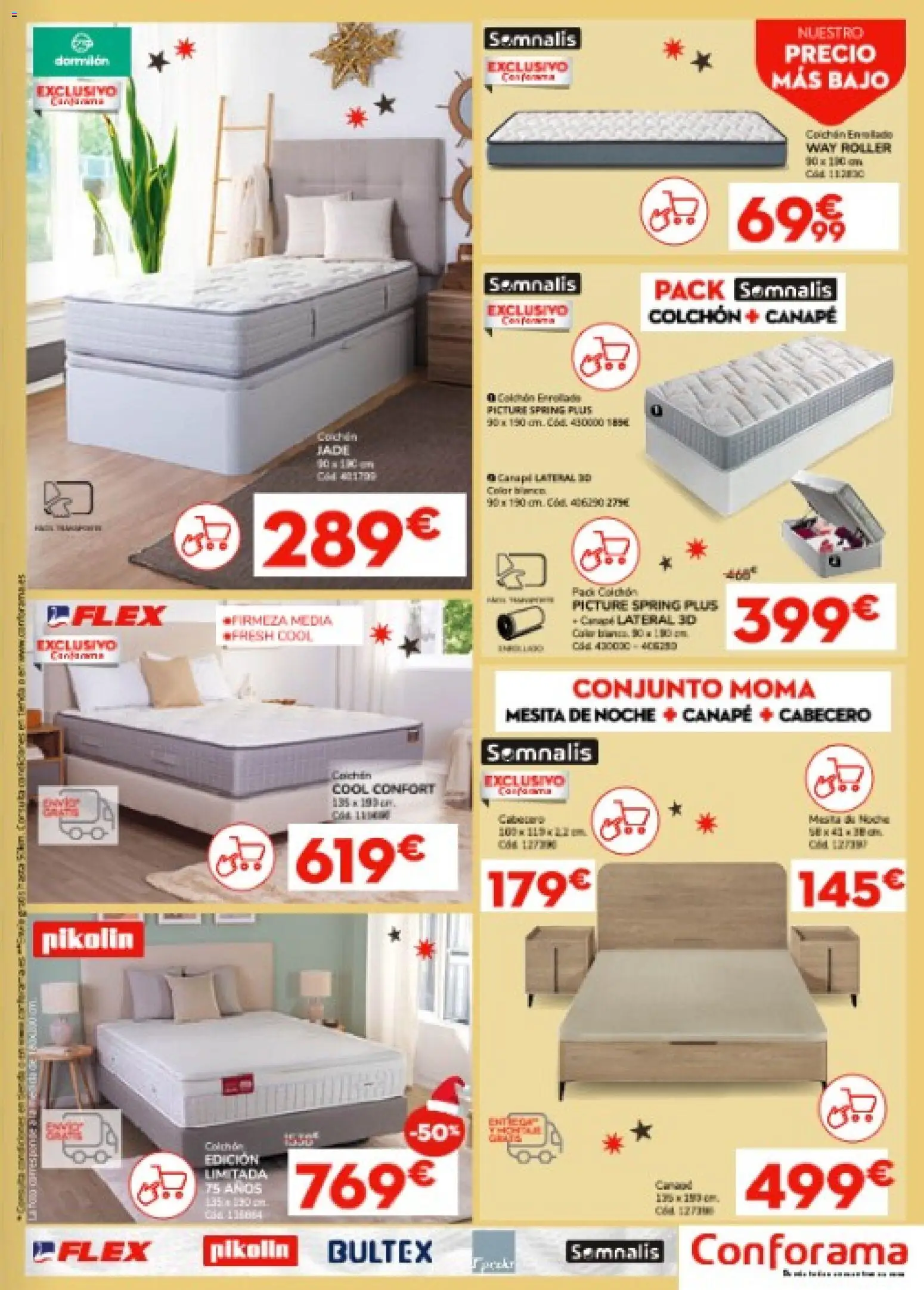 Conforama folleto │ válido desde el 04.12.2025 | Página: 15 | Productos: Colchon