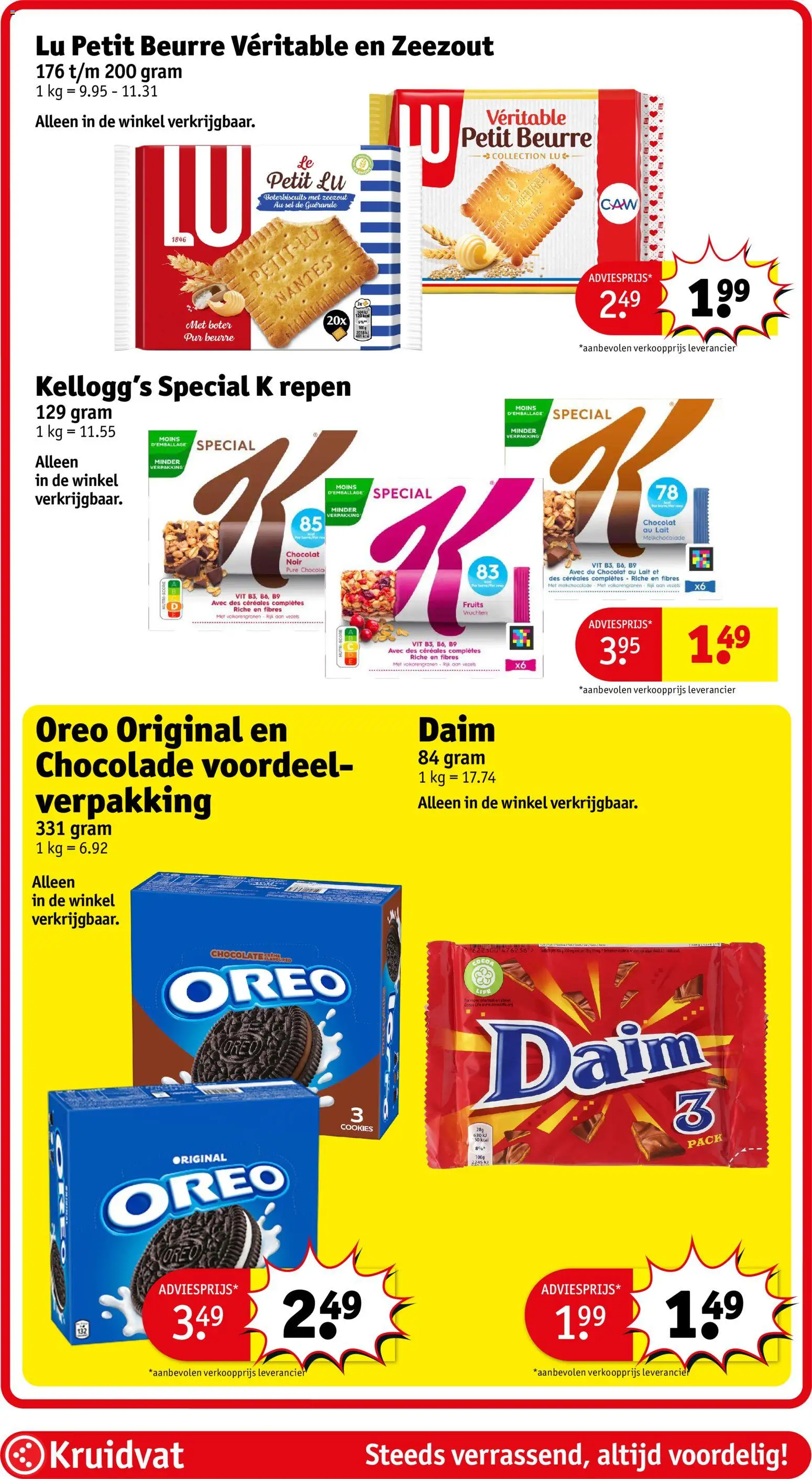 {H1} | Pagina: 53 | Producten: Oreo, Zeezout, Repen, Boter