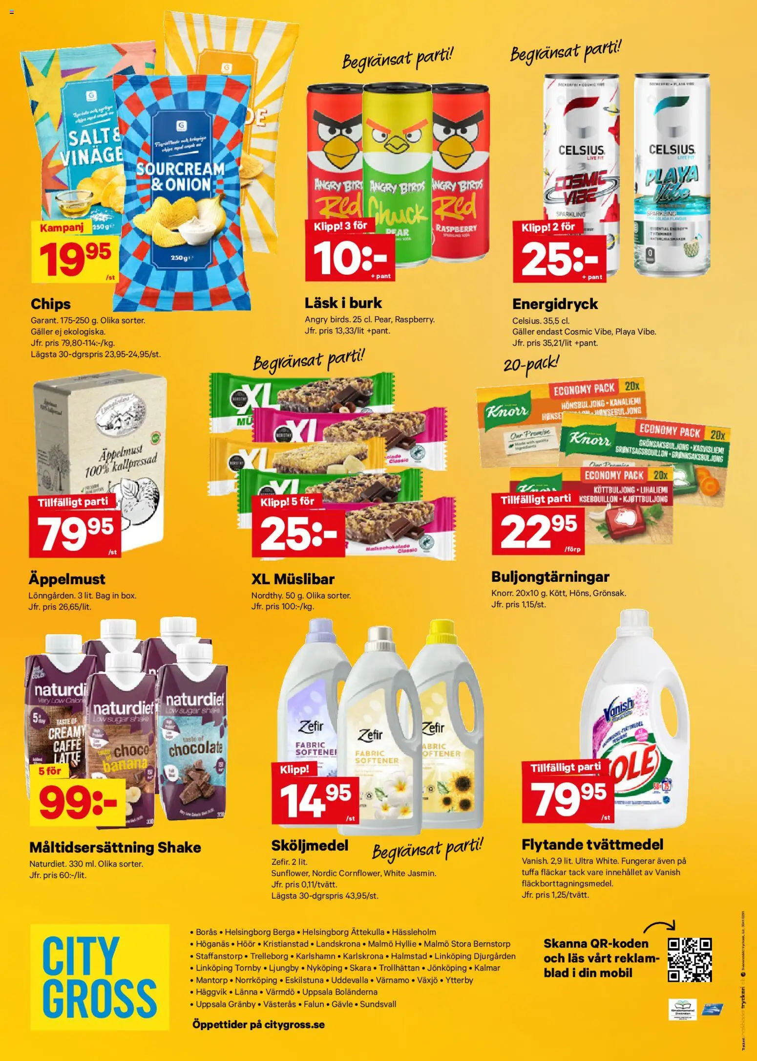 City Gross reklamblad aktuell från 05.01.2026 | Sida: 8 | Produkter: Salt, Galler, Chips, Energidryck