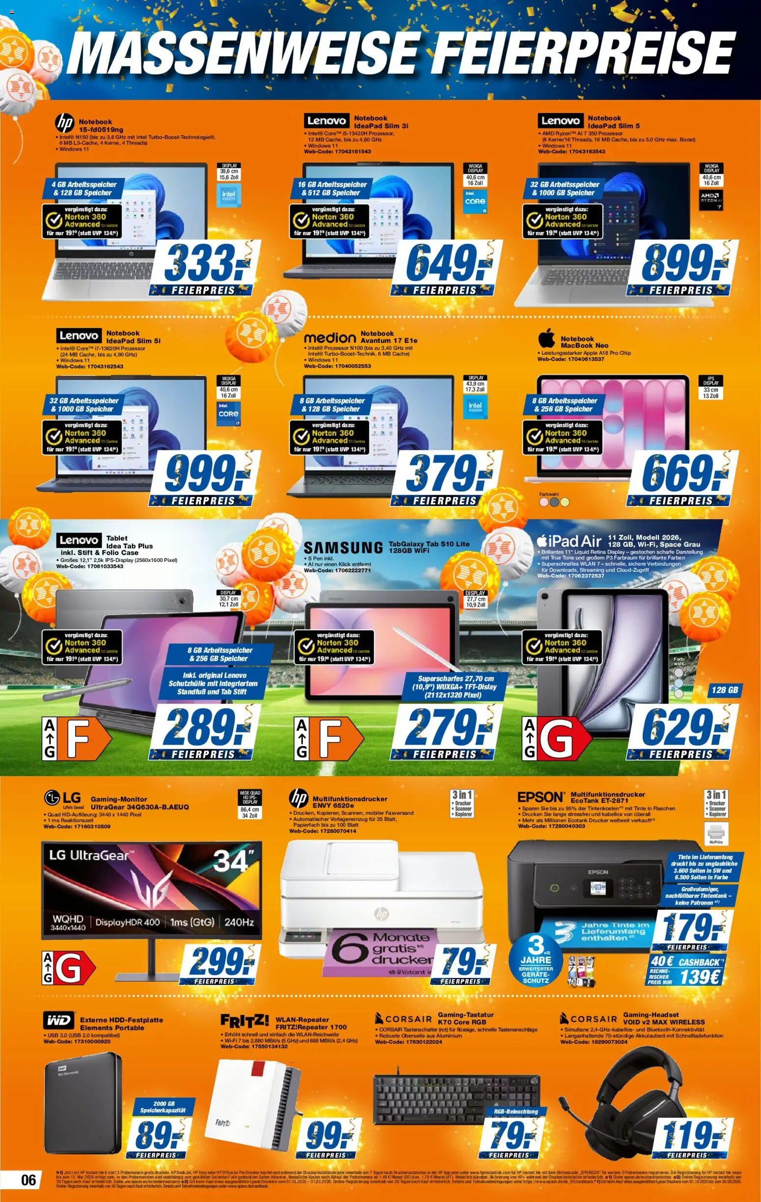 Expert Prospekt 	 – gültig ab 24.04.2026 | Seite: 6 | Produkte: Lenovo, Epson, Ipad, Apple