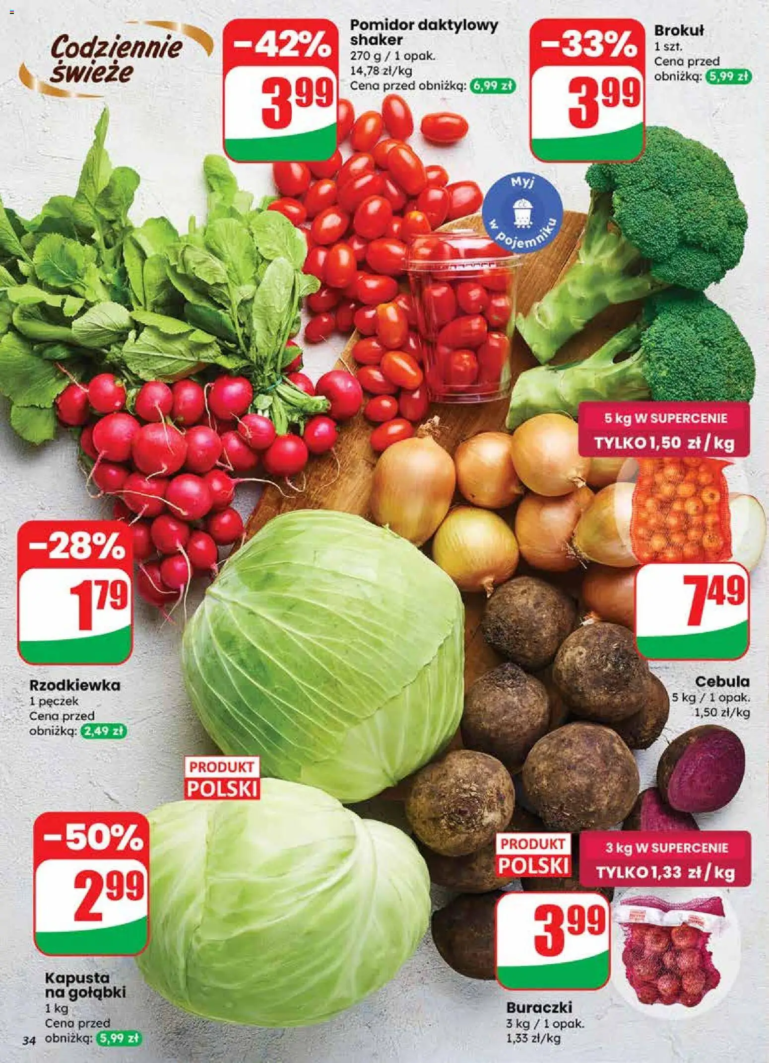 Dino Gazetka od 19.11.2025 | Strona: 34 | Produkty: Kapusta, Brokuł