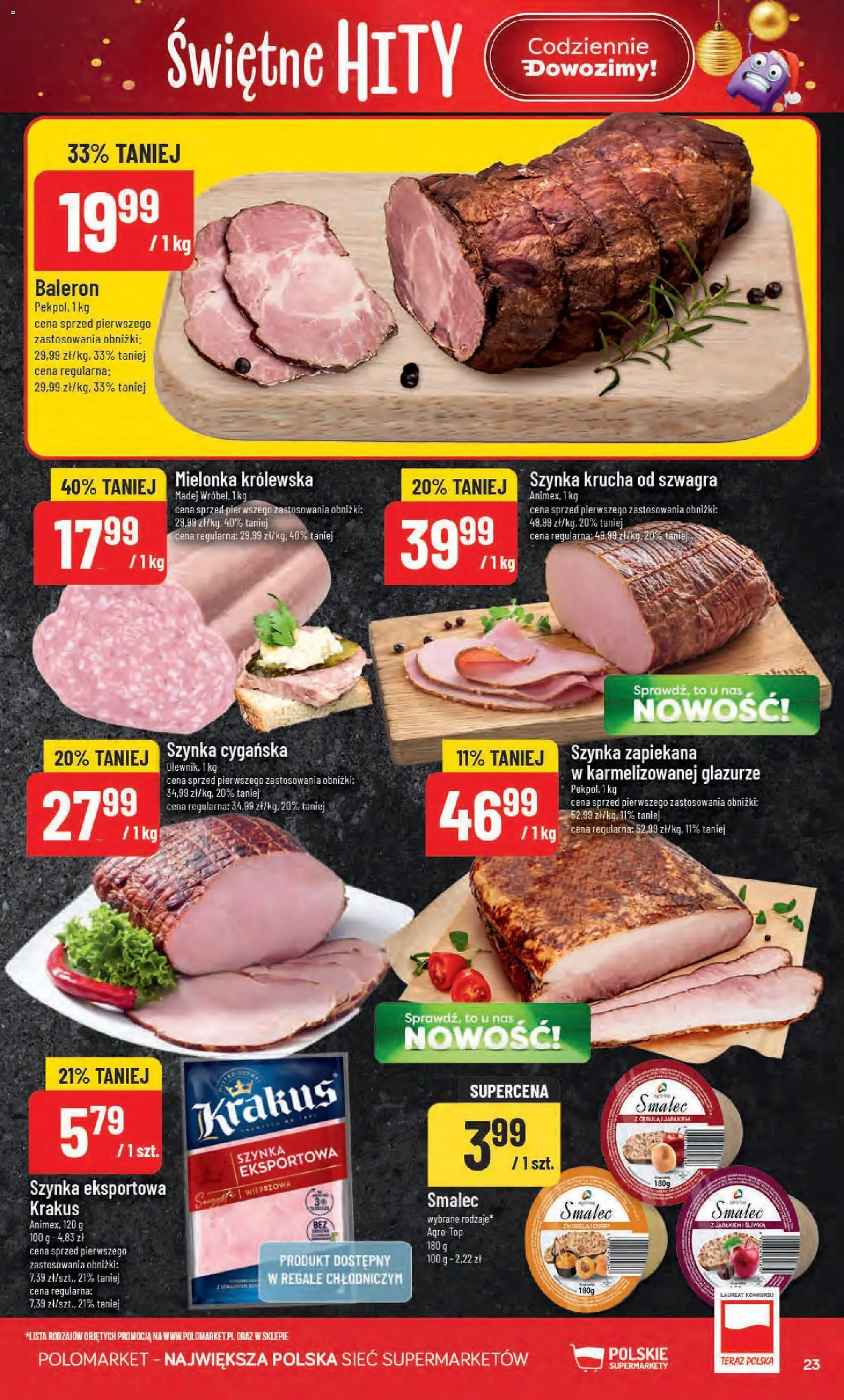 POLOmarket Black Friday od 26.11.2025 | Strona: 23 | Produkty: Szynka