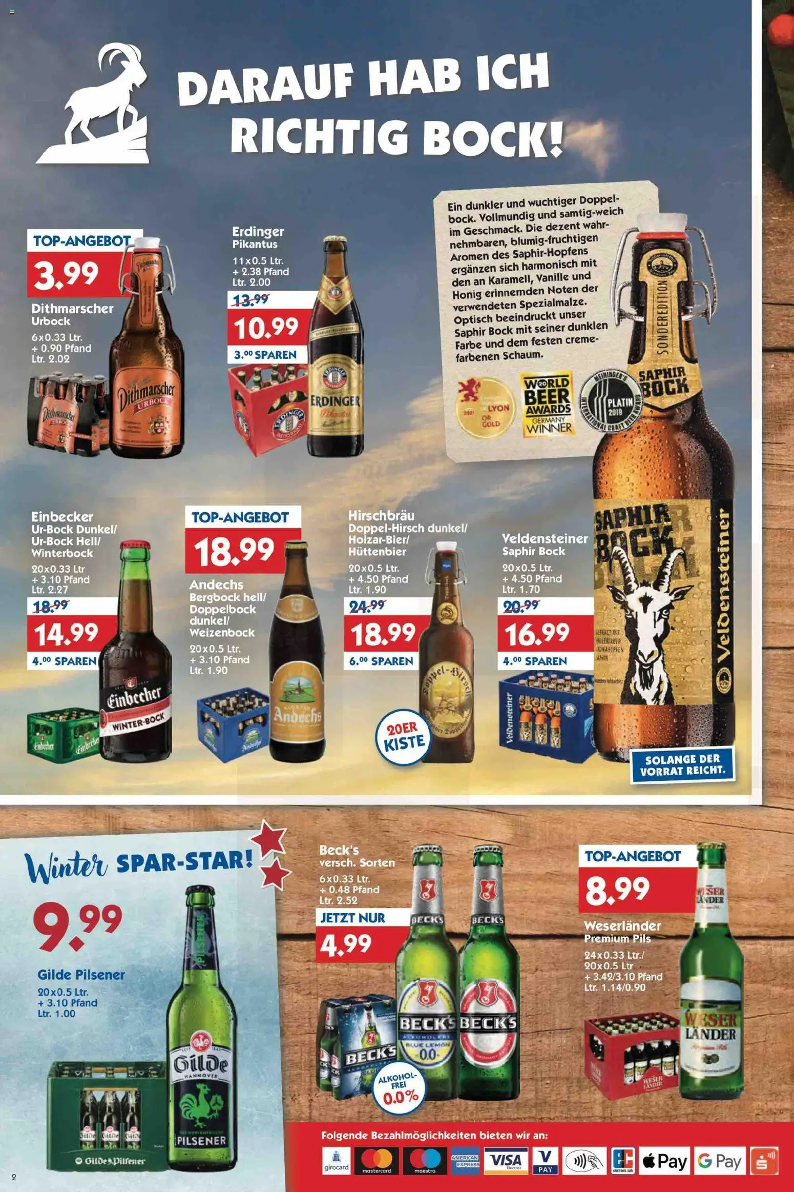 HOL’AB! Prospekt – gültig ab 08.12.2025 | Seite: 2 | Produkte: Erdinger, Pils, Creme