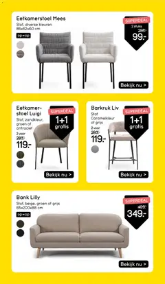 Leen Bakker folder - Voorbeeld van een folder van Leen Bakker, geldig van 16.03.2026 | Pagina: 21 | Producten: Bank, Stoel
