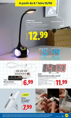 LIVARNO home Candeeiro de Secretária LED, Base com LEDs RGB para regulação individual da cor Braço da iluminação flexível Funcionamento fácil com função Touch-it Alimentação por cabo USB-C com adaptador de rede │ válido de 15.08.2025 | Página: 35