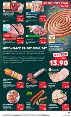 Kaufland DE - DE Folder Köln - Voorbeeld van een folder van Kaufland DE, geldig van 16.04.2026 | Pagina: 23