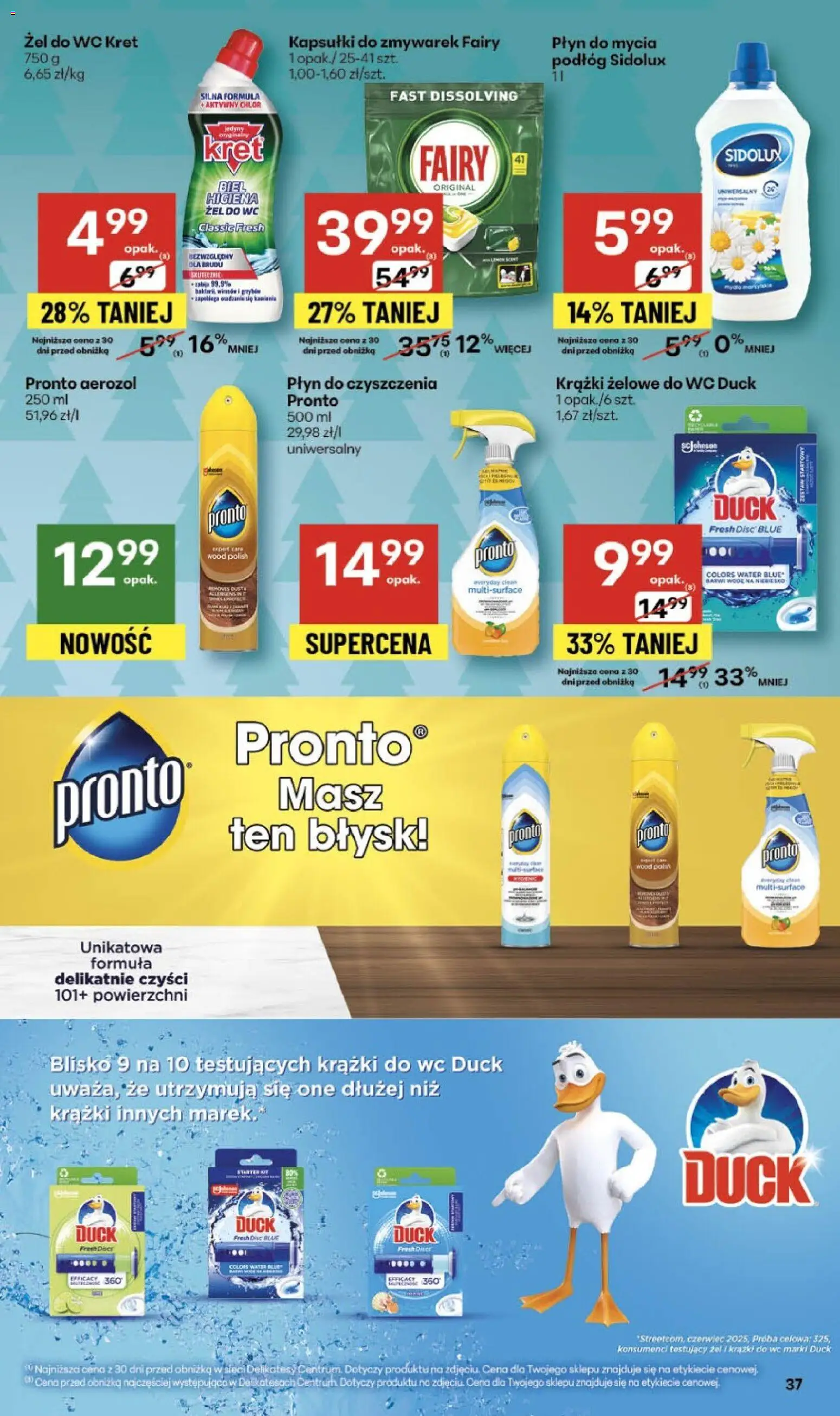 Delikatesy Centrum Gazetka - Sklepy Własne od 04.12.2025 | Strona: 37 | Produkty: Delikatesy, Fairy