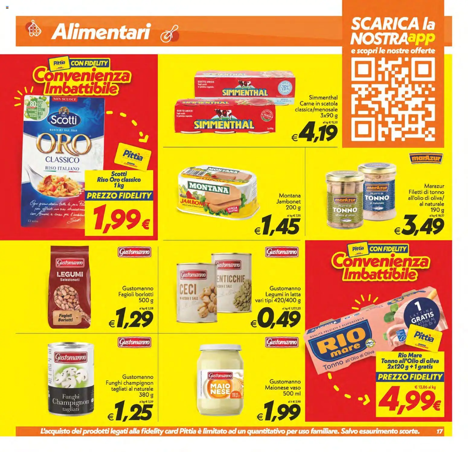 Volantino SuperConveniente del 06.03.2026 | Pagina: 17 | Prodotti: Maionese, Sale, Scatola, Vaso