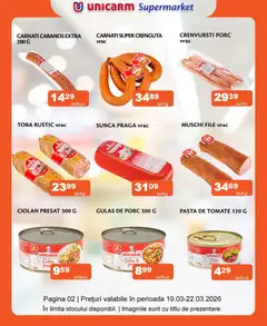 Ofertele Unicarm valabile de la 19.03.2026