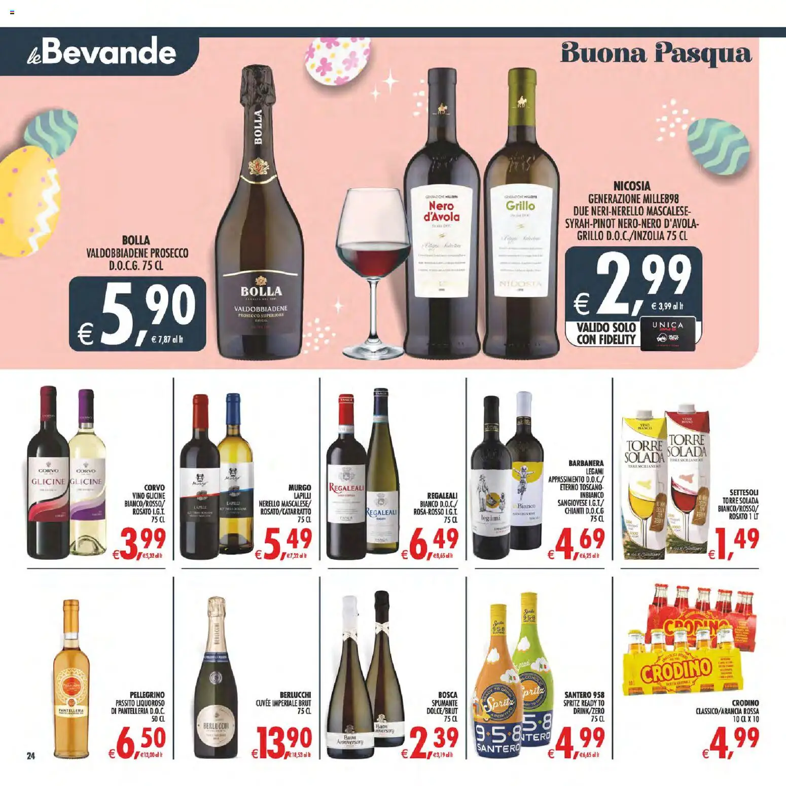 Volantino Decò del 27.03.2026 | Pagina: 28 | Prodotti: Prosecco, Vino, Spumante