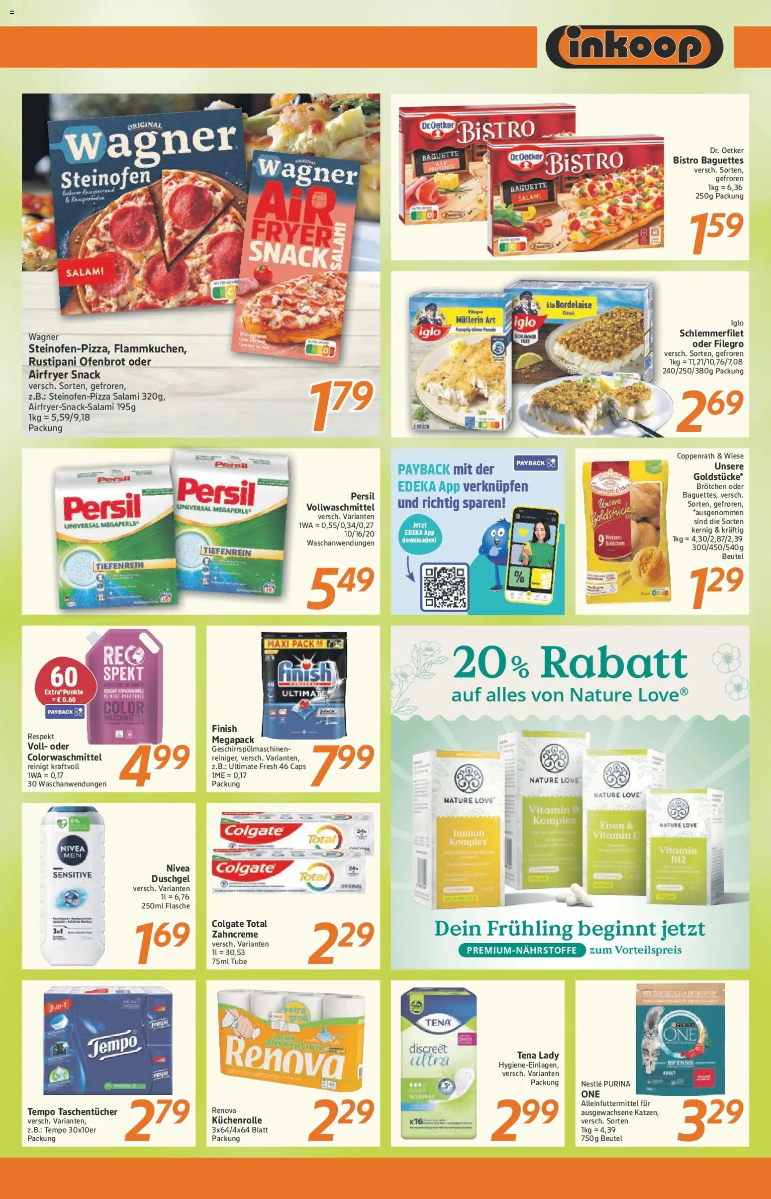 Inkoop Prospekt 	 – gültig ab 02.03.2026 | Seite: 6 | Produkte: Iglo, Finish, Tempo, Küchenrolle